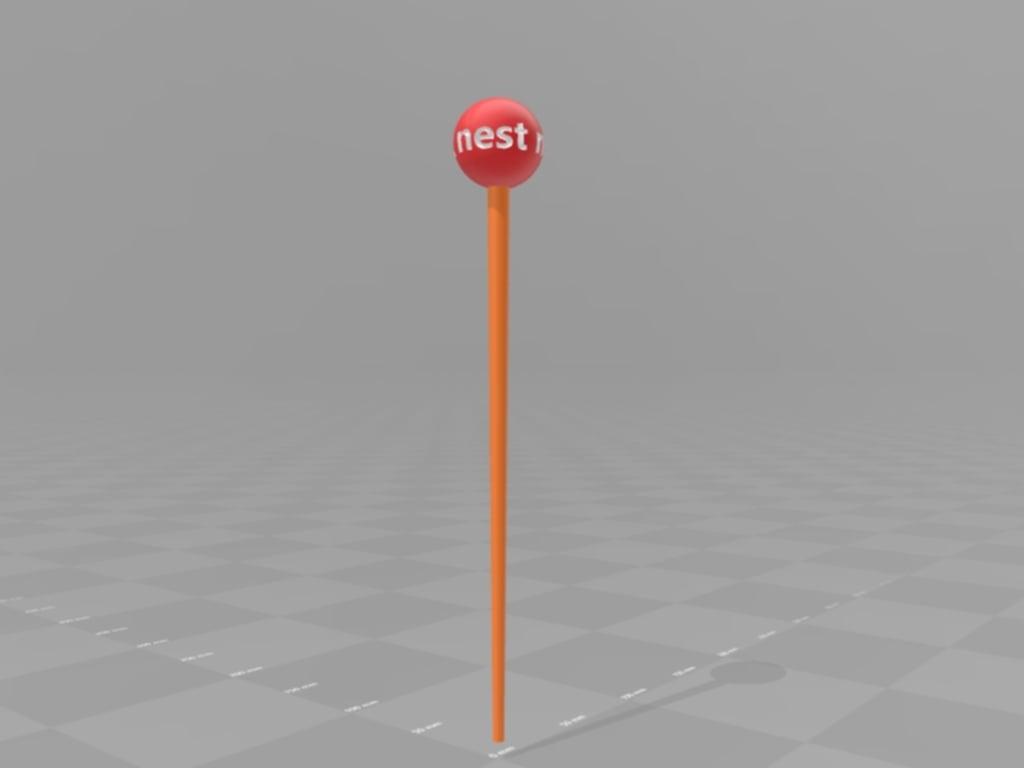 nest-pin for strategic map 3d model