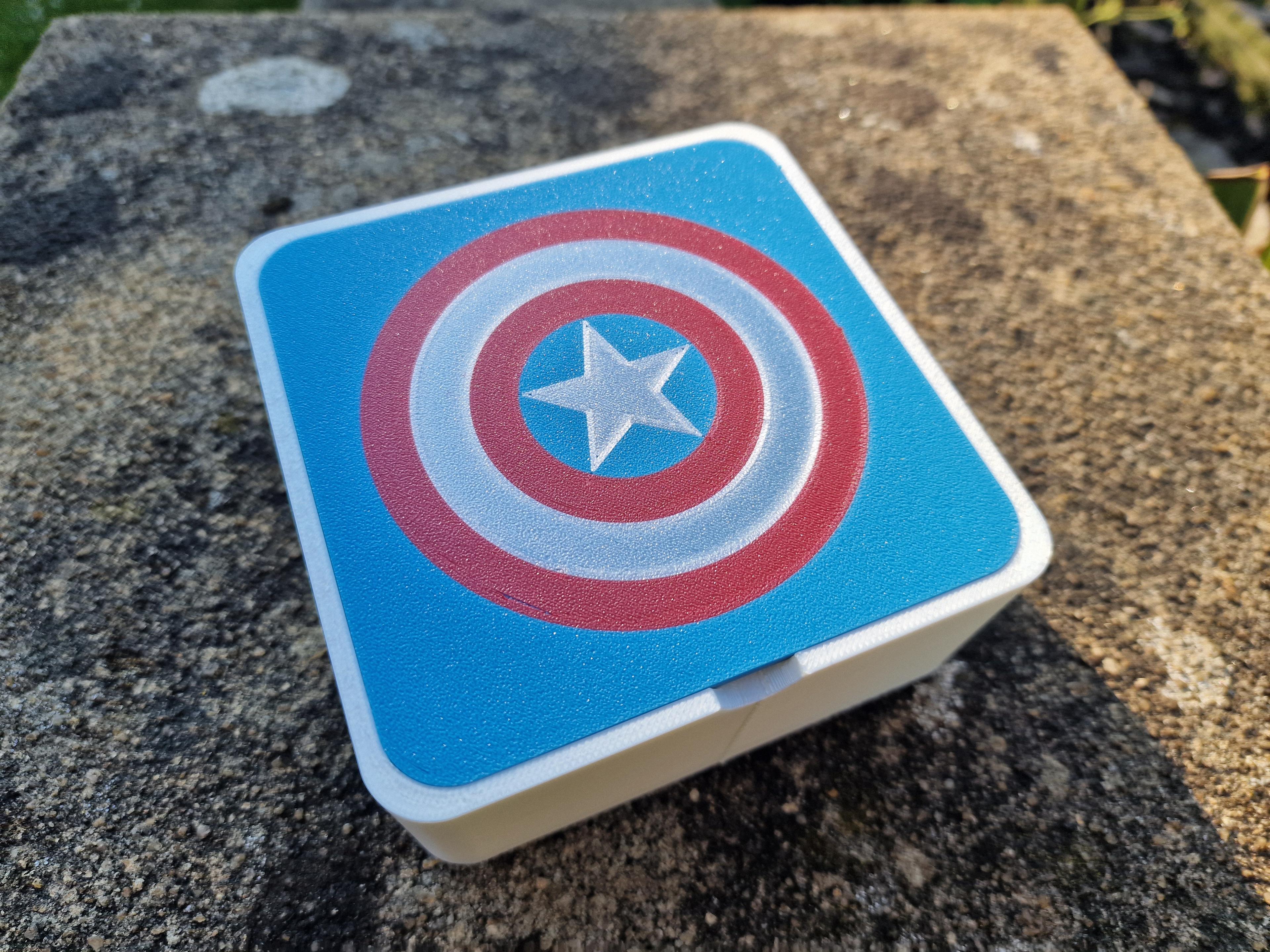 Character and Logo Trinket Boxes (Superhero Series added) (AMS/MMU) 3d model