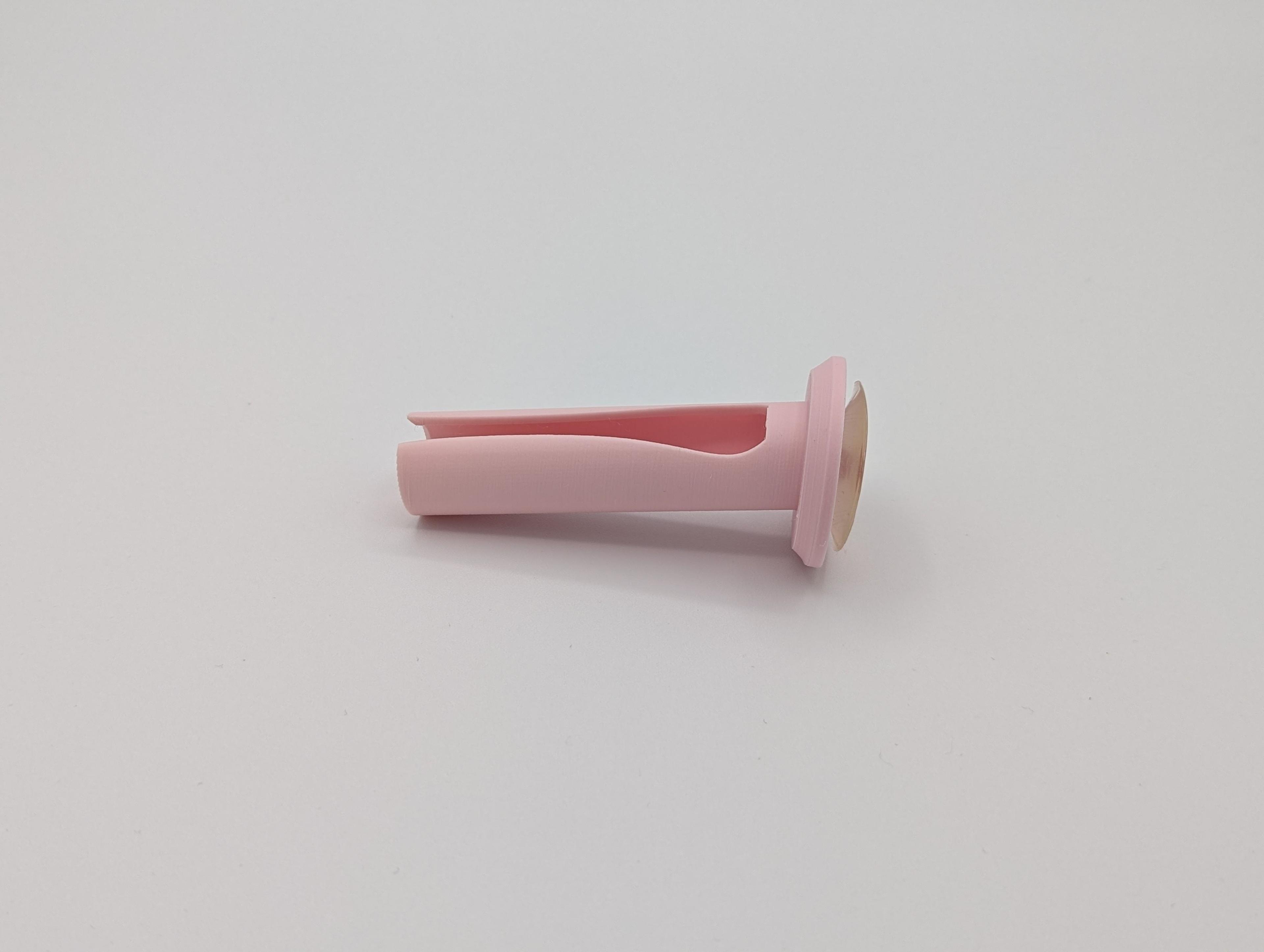 Quip toothbrush stand - suction cup.step 3d model