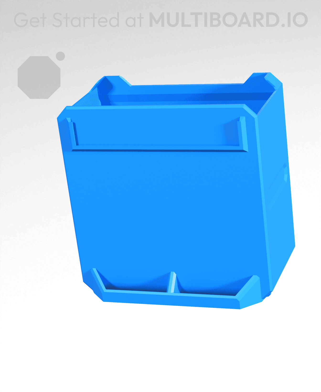 2x2x1-Deep - Multibin Simple Drawer 3d model