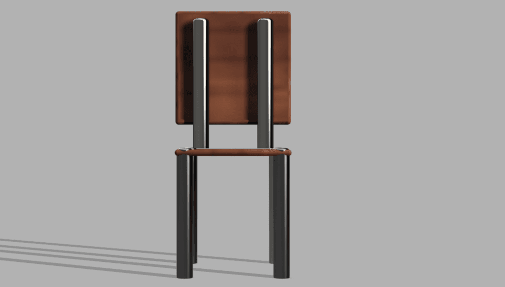 Chair for modern table 3d model