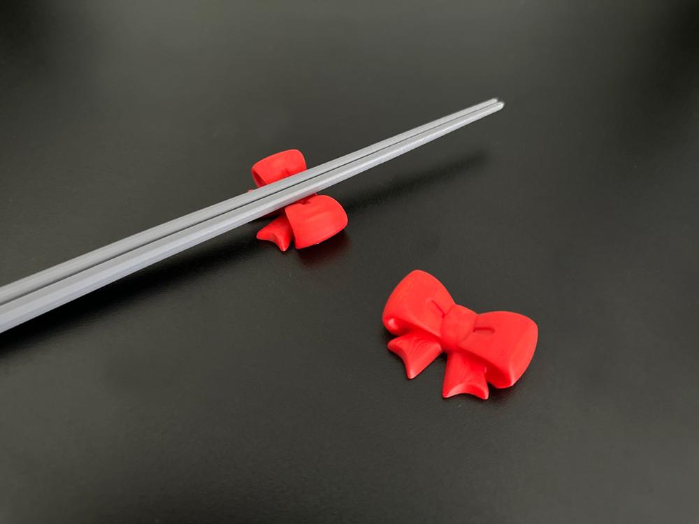 Bow Chopstick holder 3d model