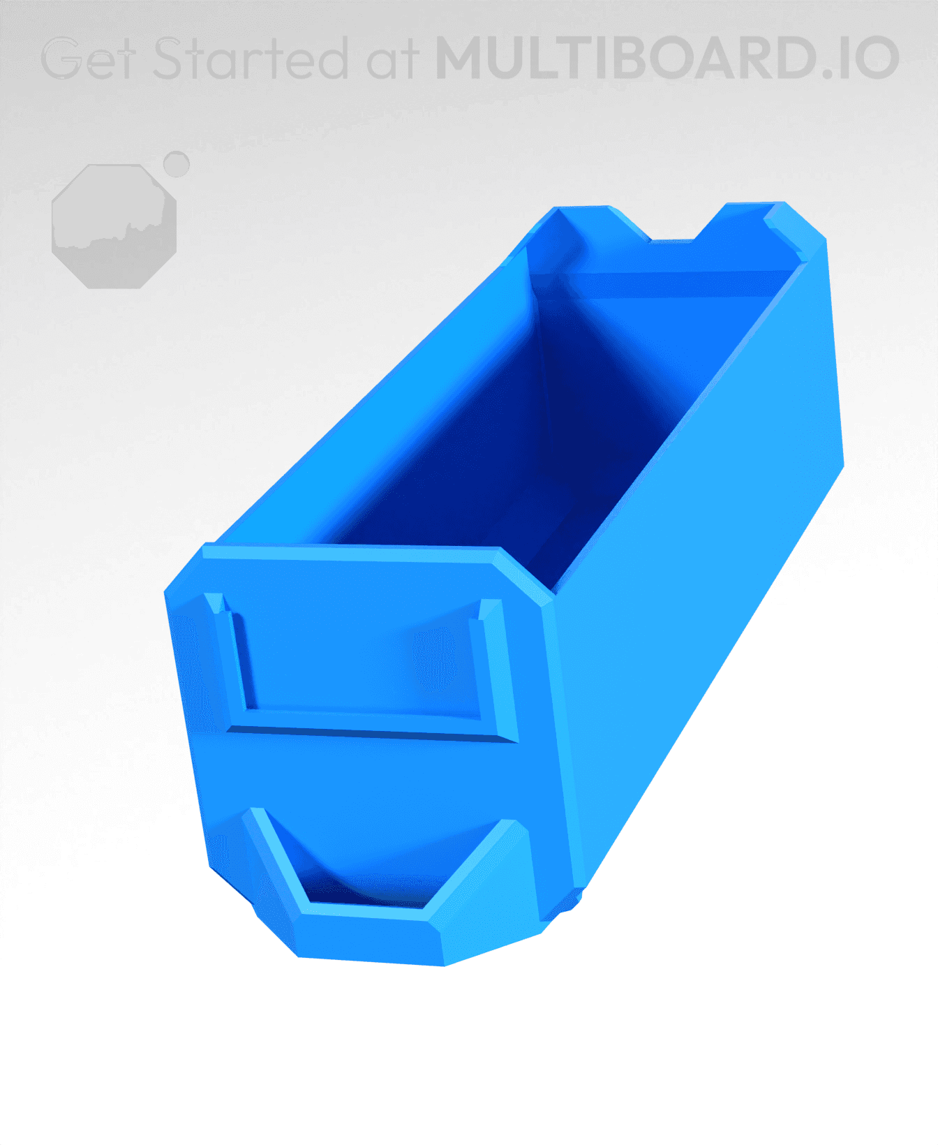 1x1x2.5-Deep - Multibin Simple Drawer 3d model