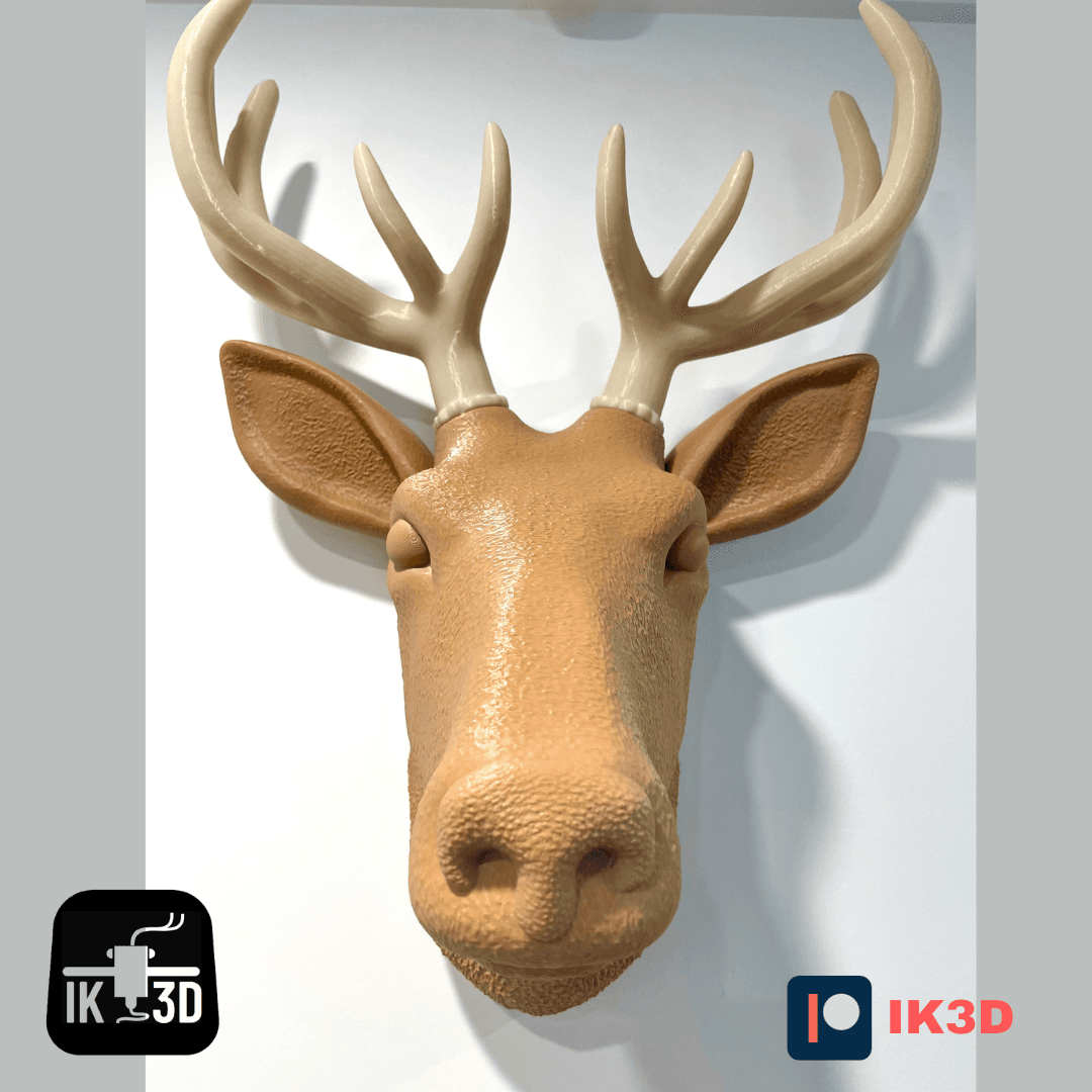 Deer Head Wall Mounted Holder  3d model