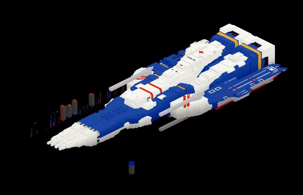 Minecraft SDF-1 3d model