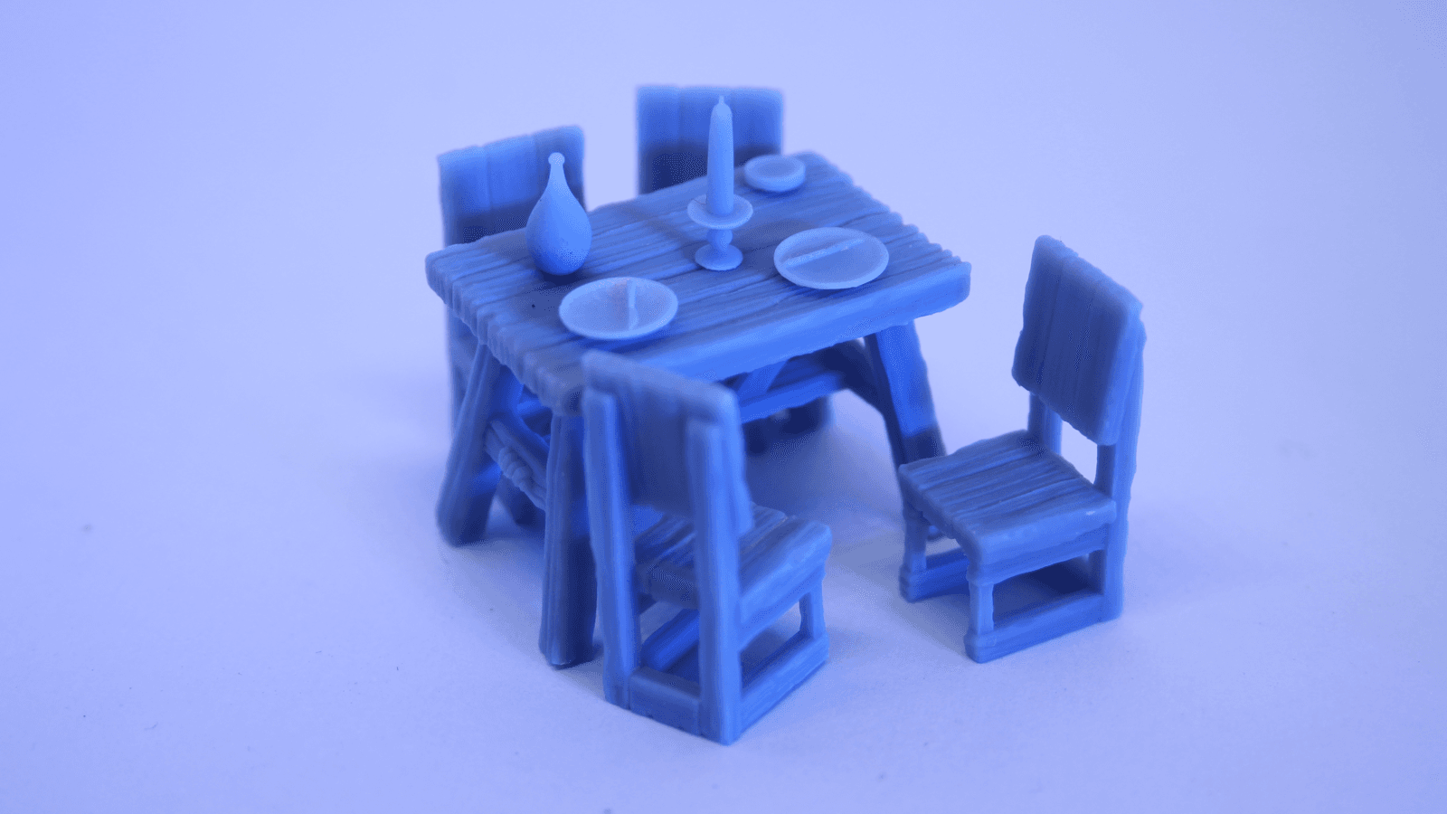 Peasant Table 3d model