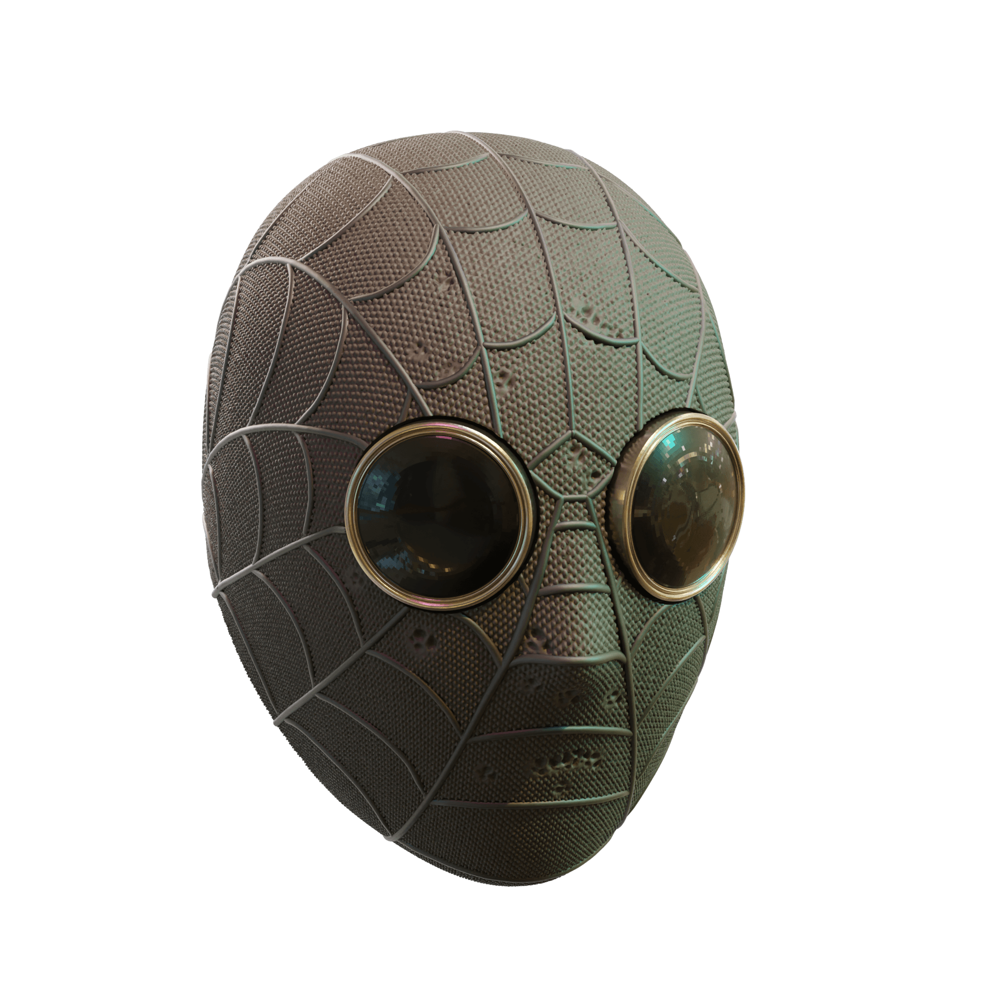 Spiderman Noir Mask 3d model