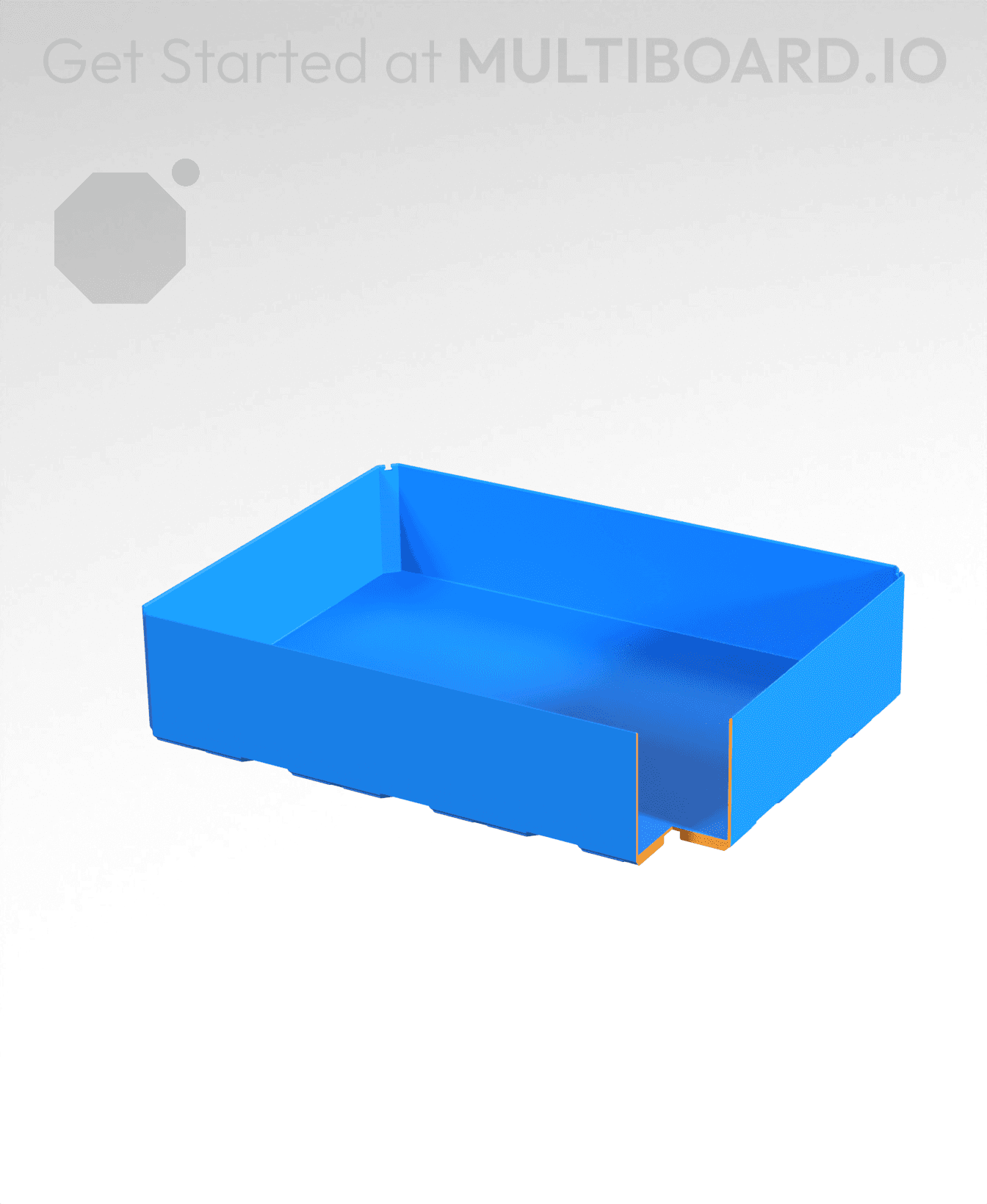 4x3x1 - Bin - Multibin Insert 3d model