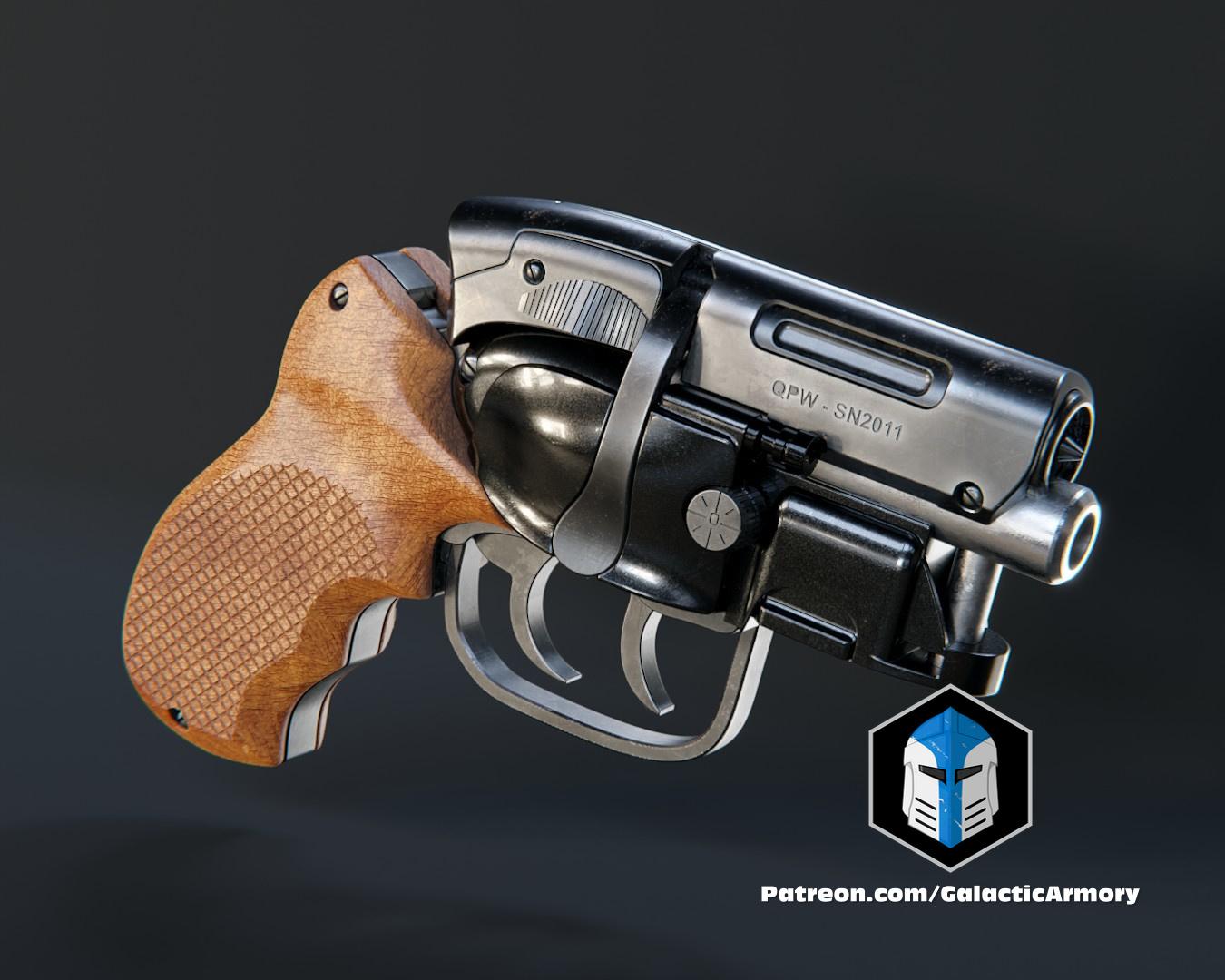 Blade Runner Snubnose Blaster - 3D Print Files 3d model