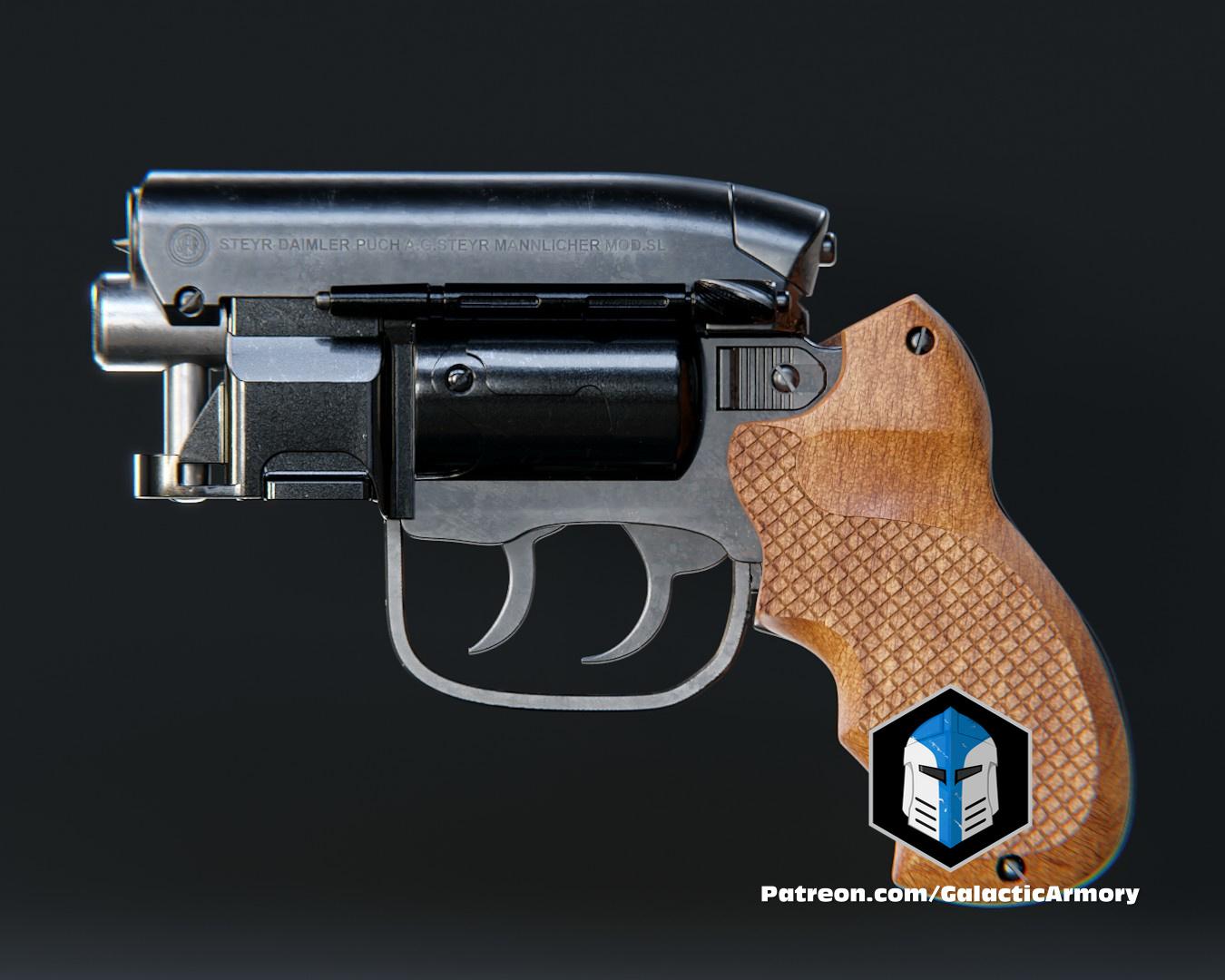 Blade Runner Snubnose Blaster - 3D Print Files 3d model