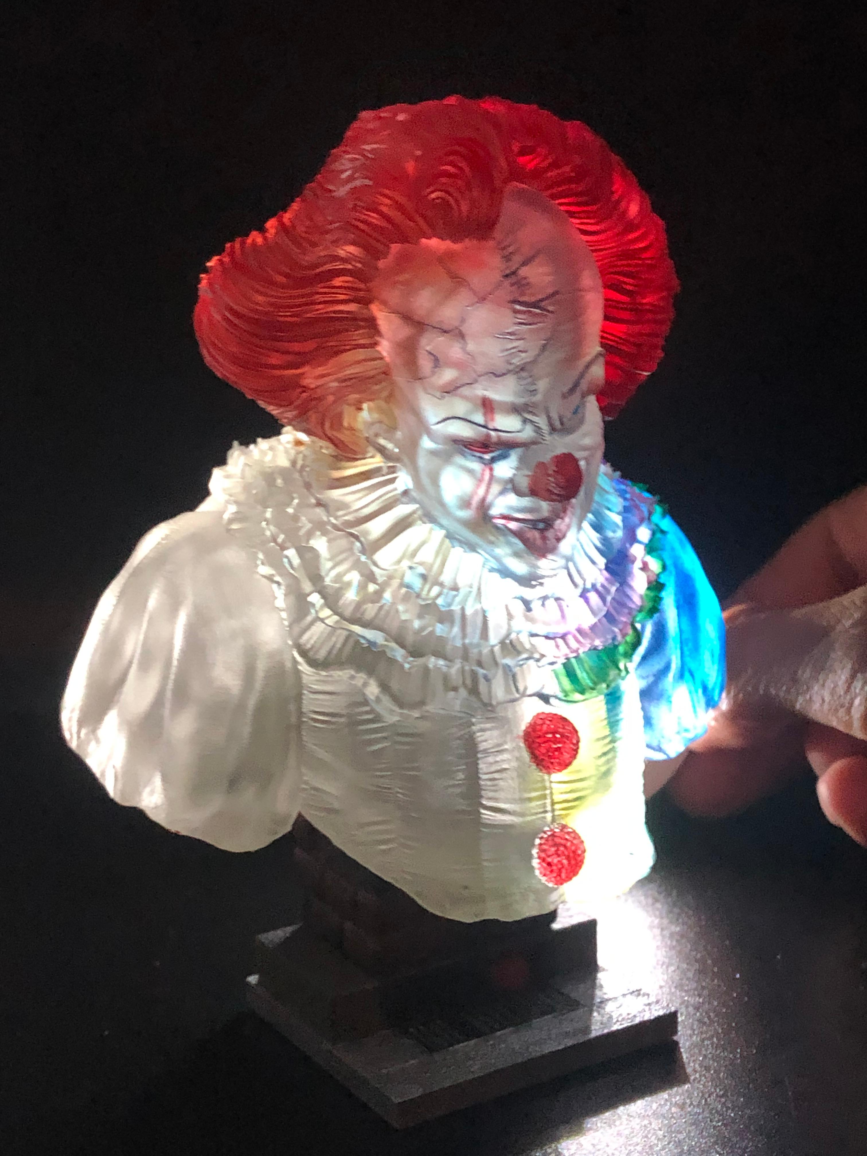 Pennywise bust (Pre-Supported) 3d model