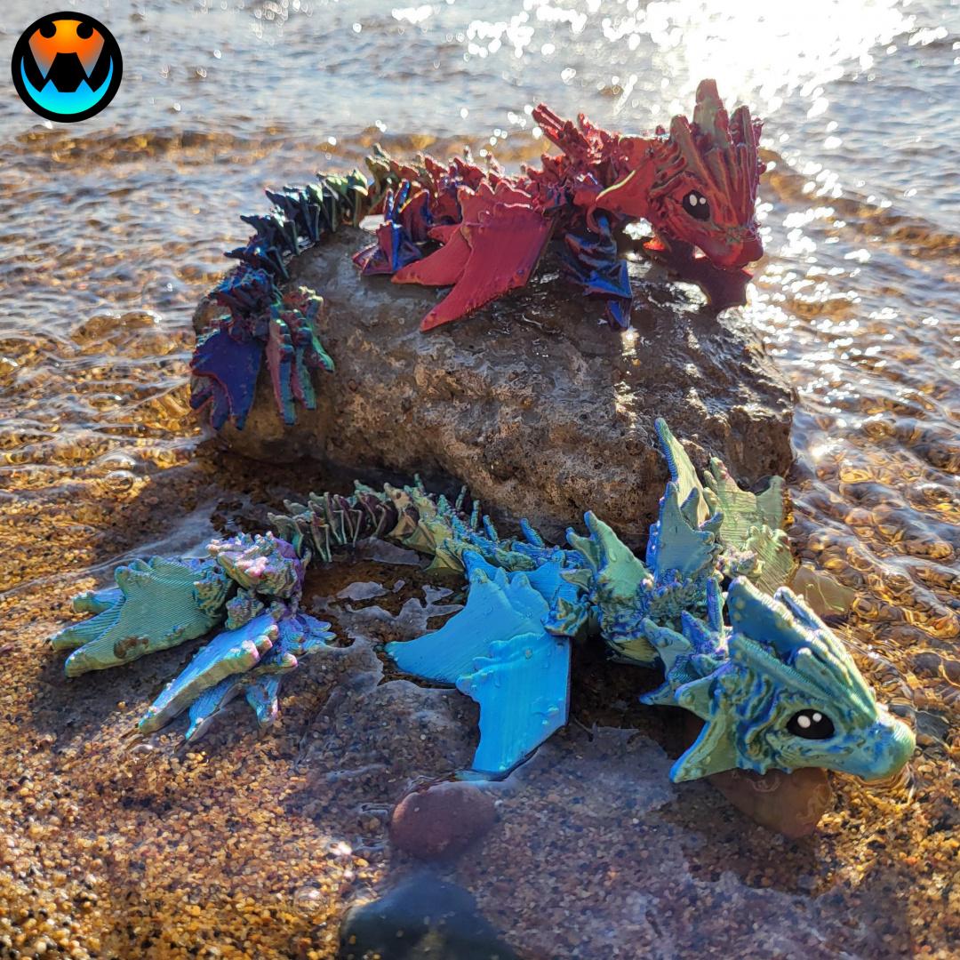 Baby Ocean Dragon 3d model