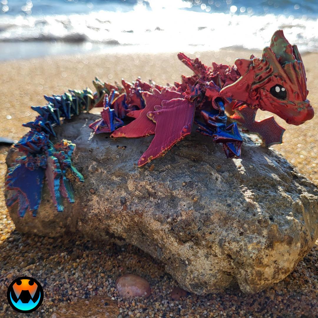 Baby Ocean Dragon 3d model