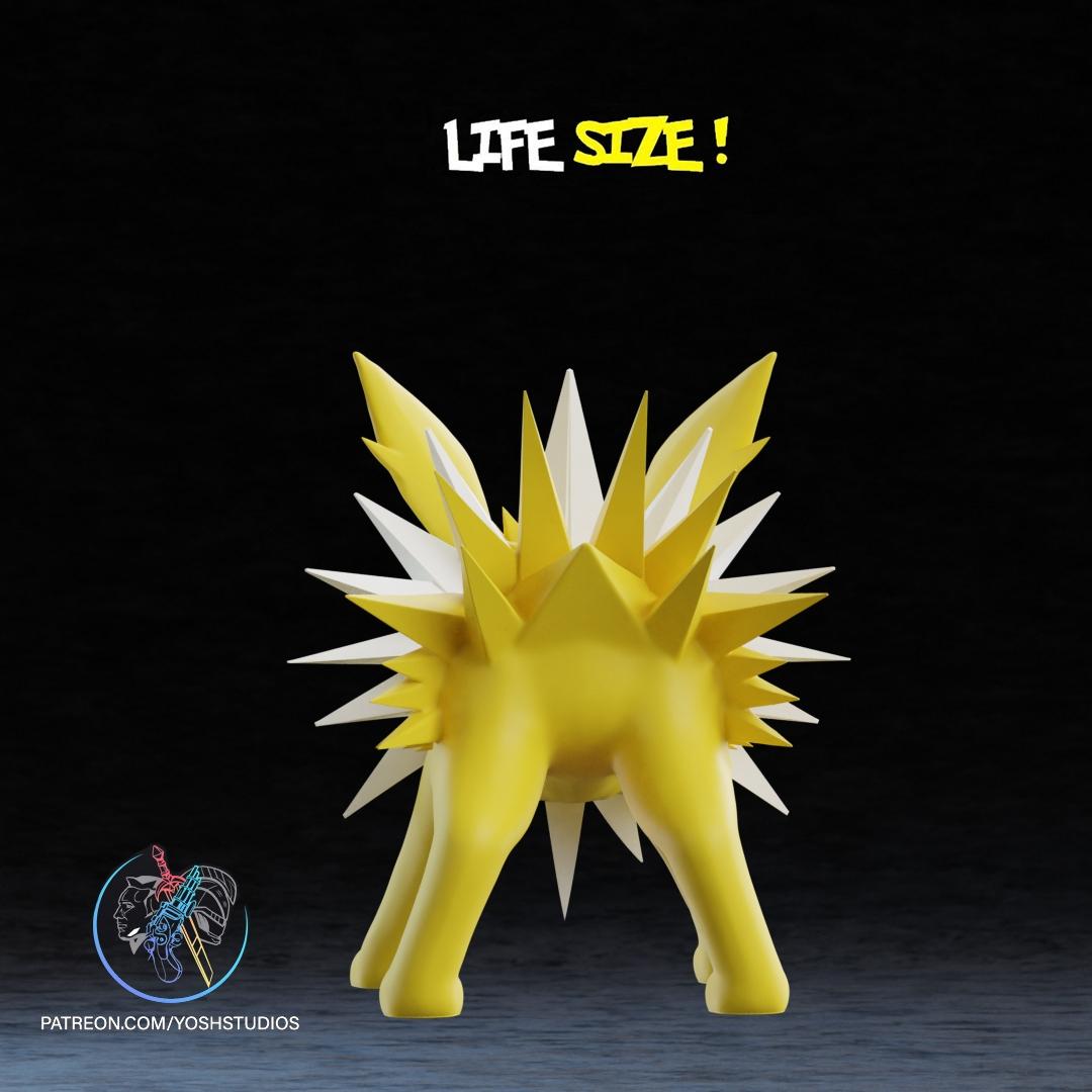 Life Sized Jolteon 3D Printer File STL 3d model
