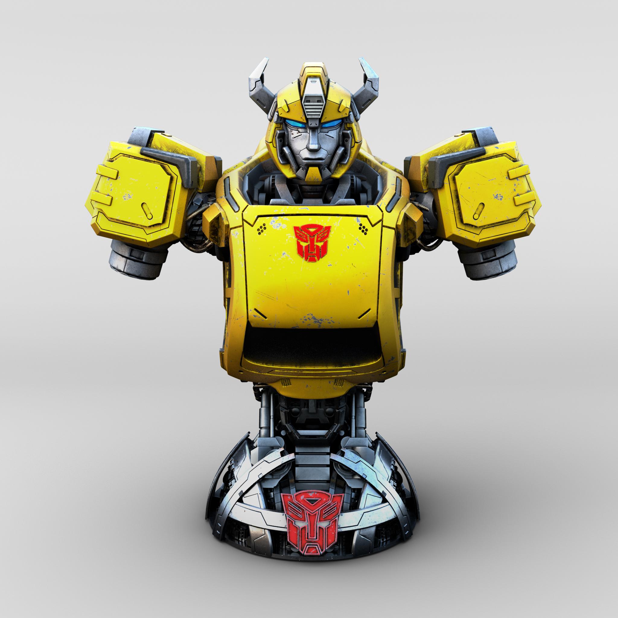 Bumblebee Bust 3d model