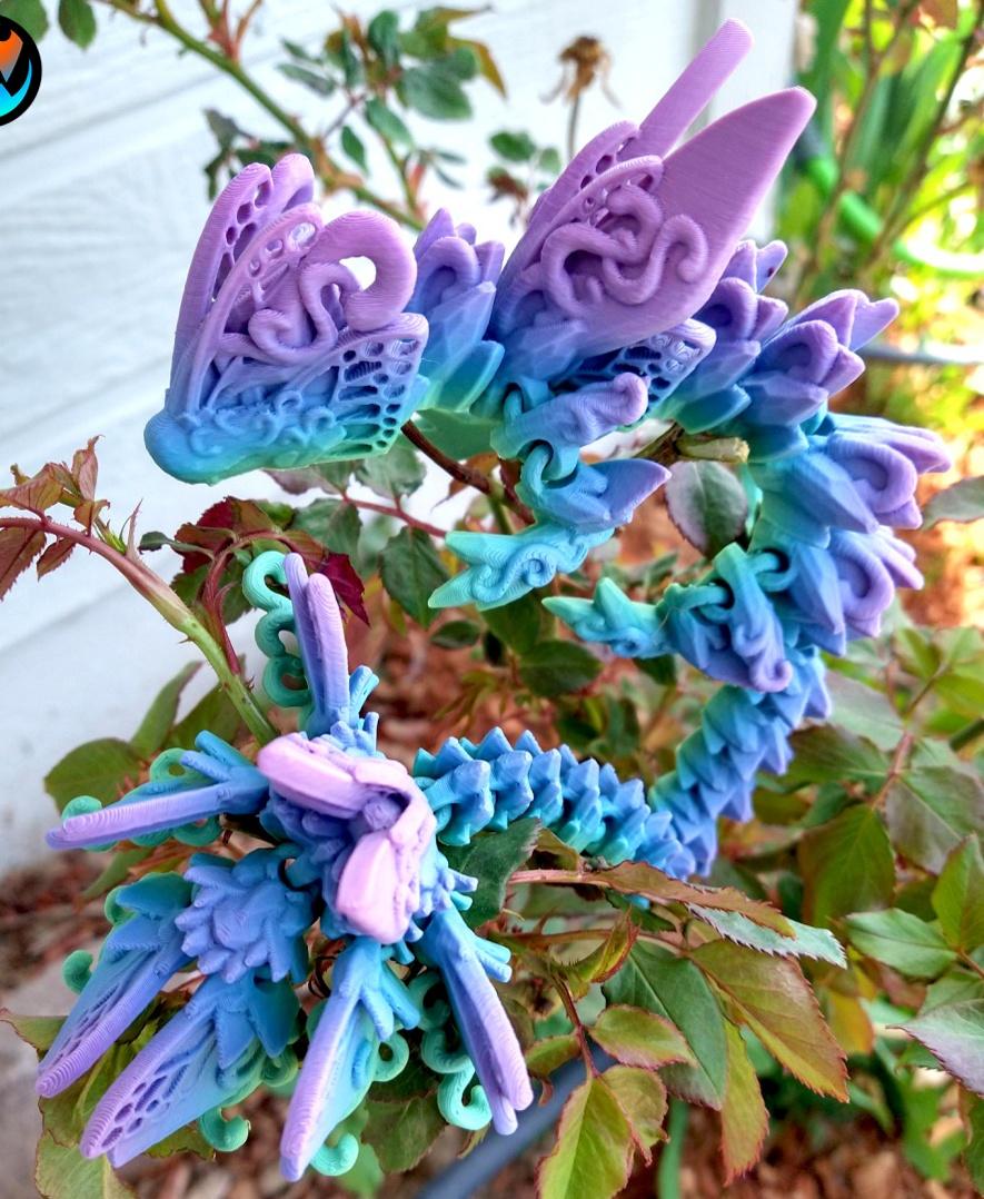 Butterfly Dragon 3d model