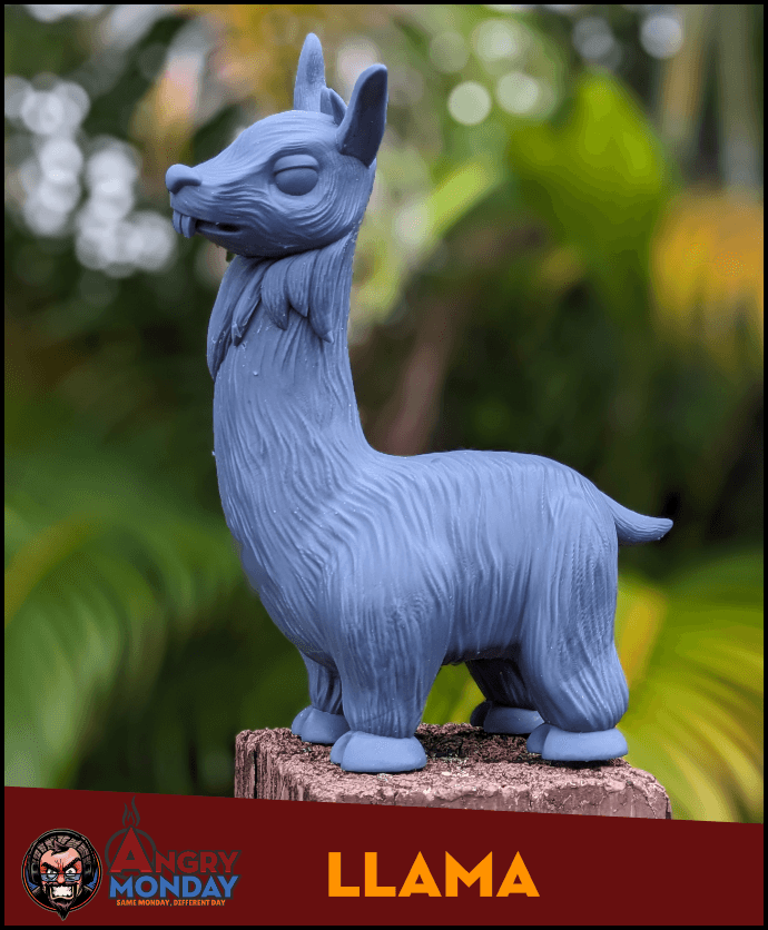 Llama 3d model