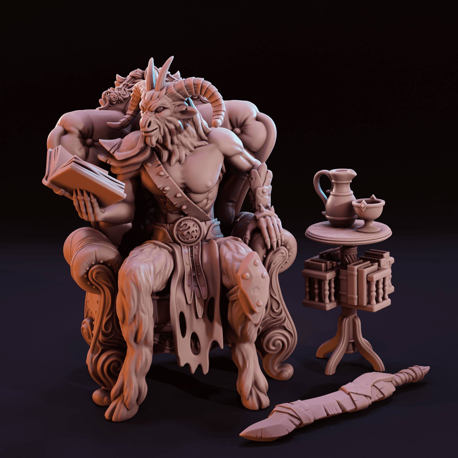 Cultured Demon or Minotaur 3d model