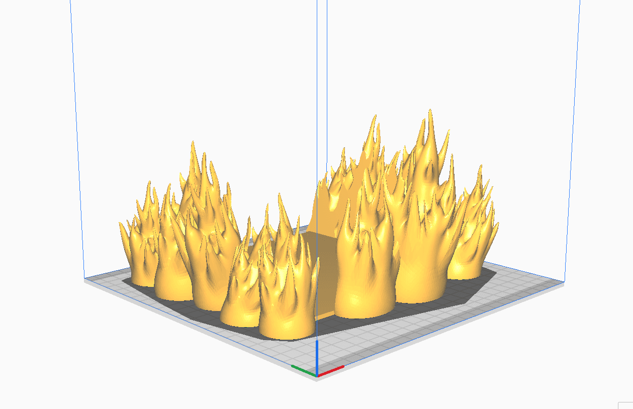 xbox series x fire display 3d model