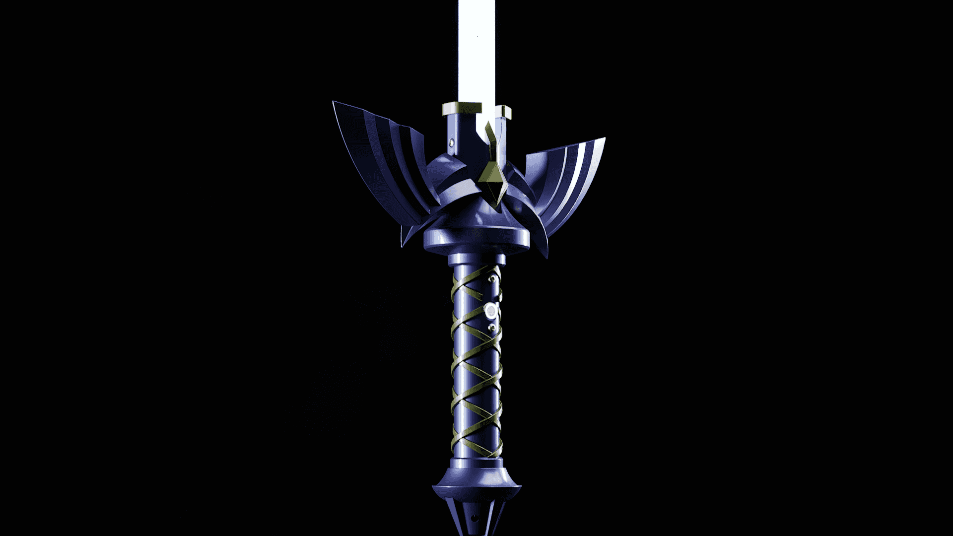 Master sword lightsaber 3d model