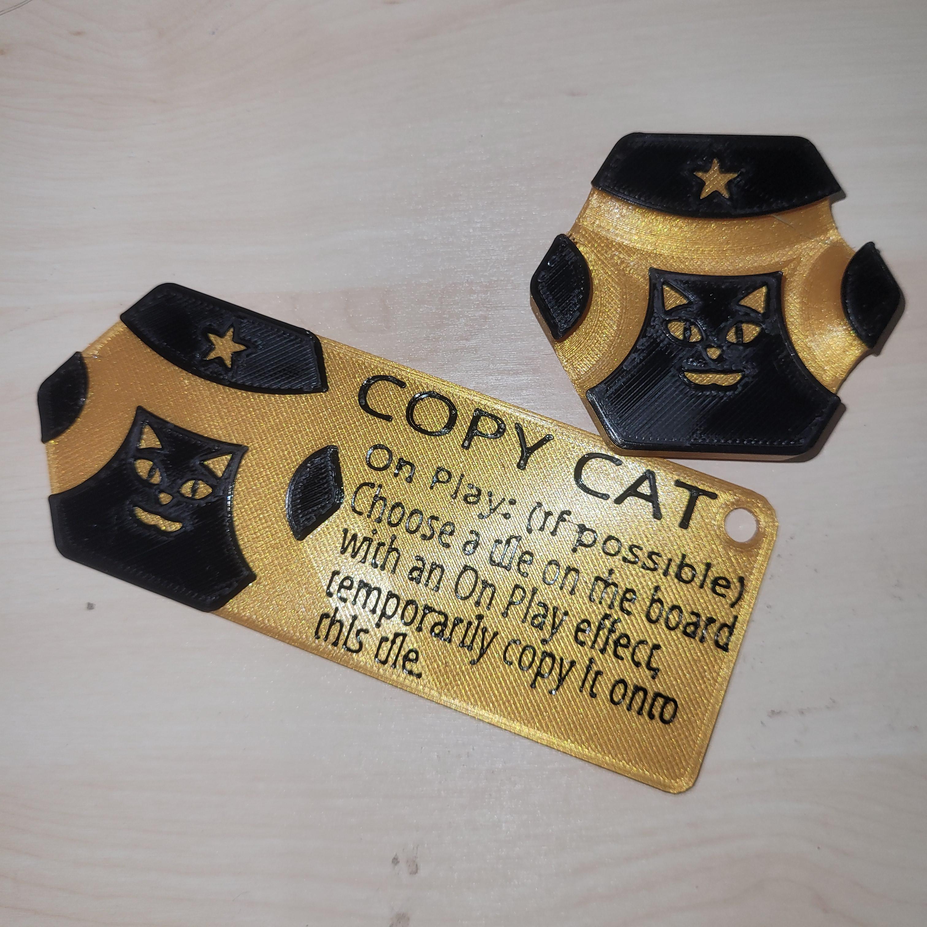 Hextraction Copy Cat Card 3d model