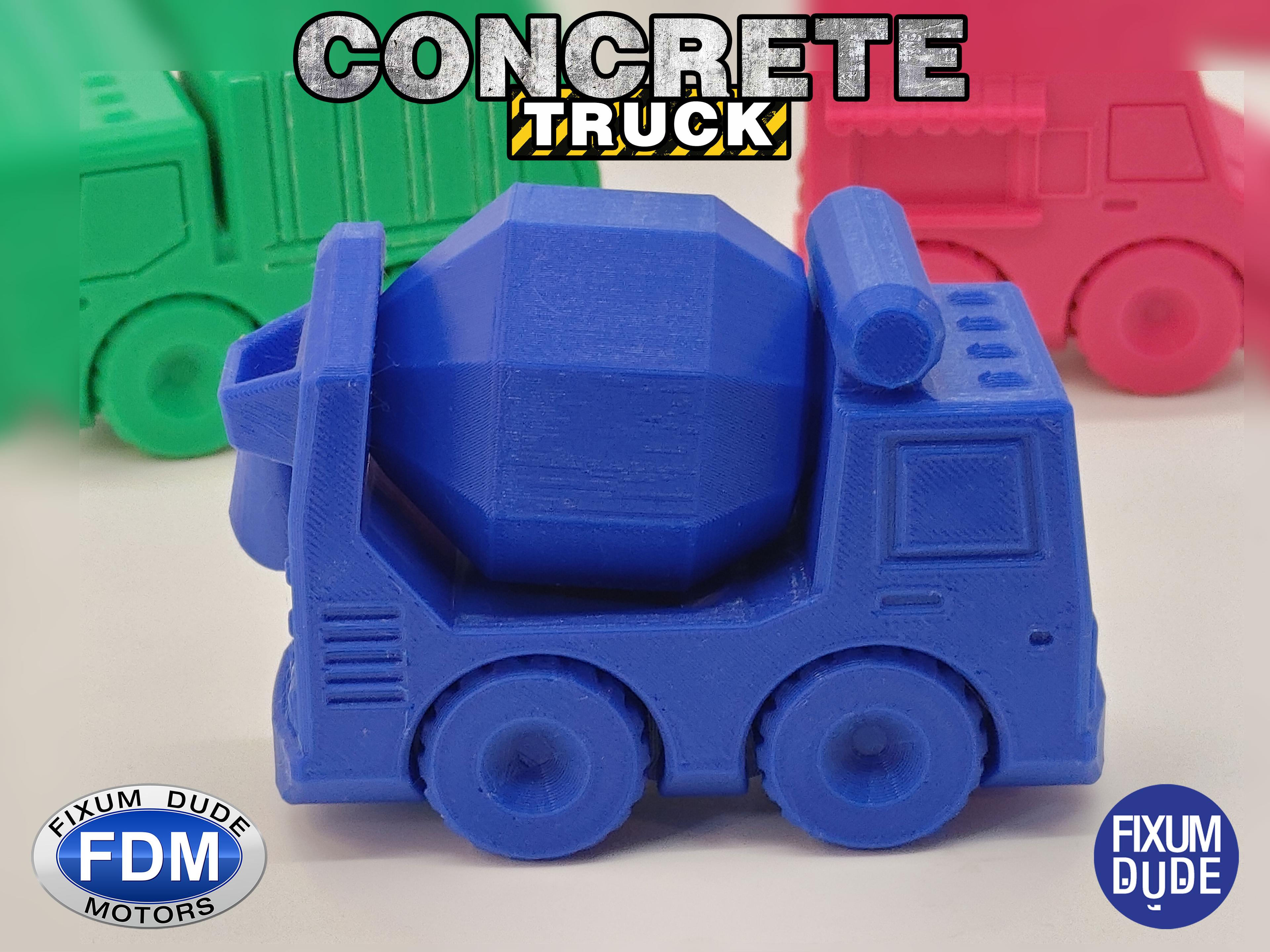 Fixum Dude Motors PiP Concrete Truck 3d model