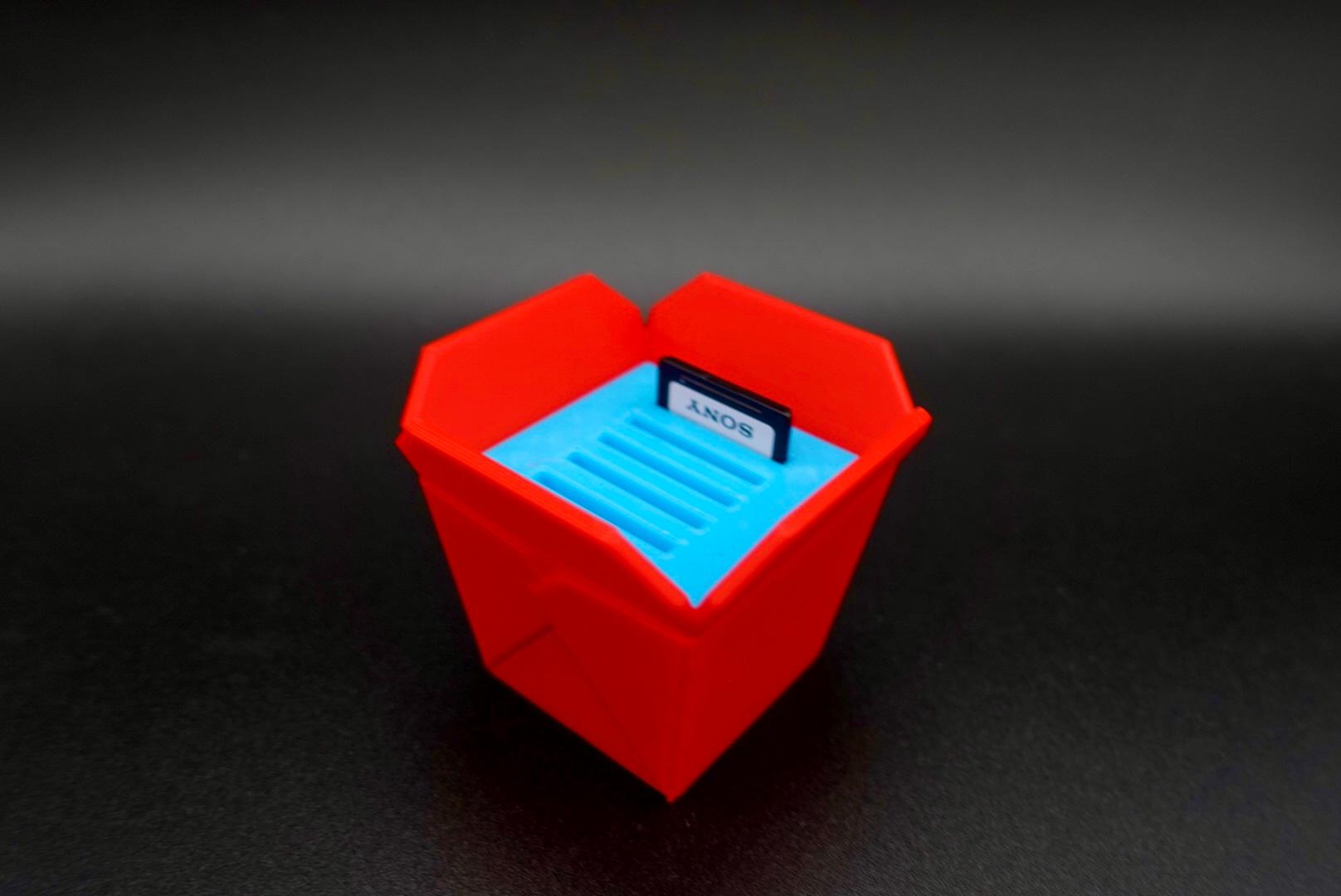 SD Card Holder Mini Chinese Takeout Box 3d model