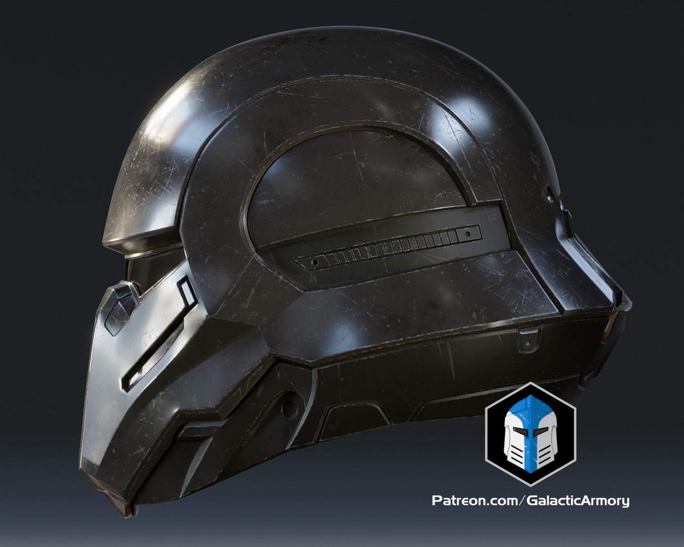 Helldivers 2 Helmet - Exterminator - 3D Print Files 3d model