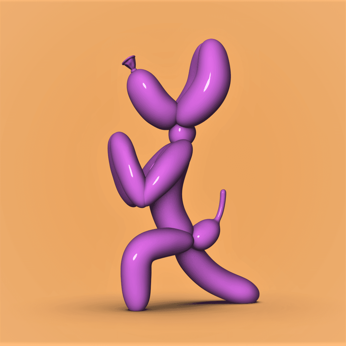 Balloon Dog Yoga  3d model