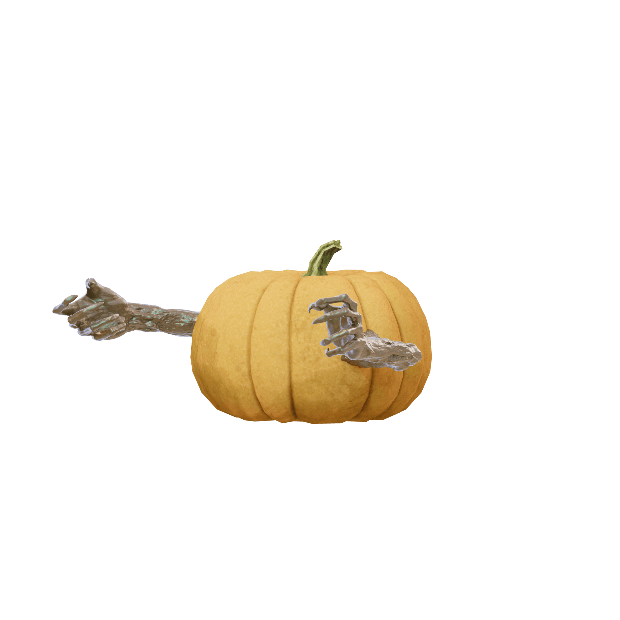 Mr Pumpkin Head Arms 2 3d model