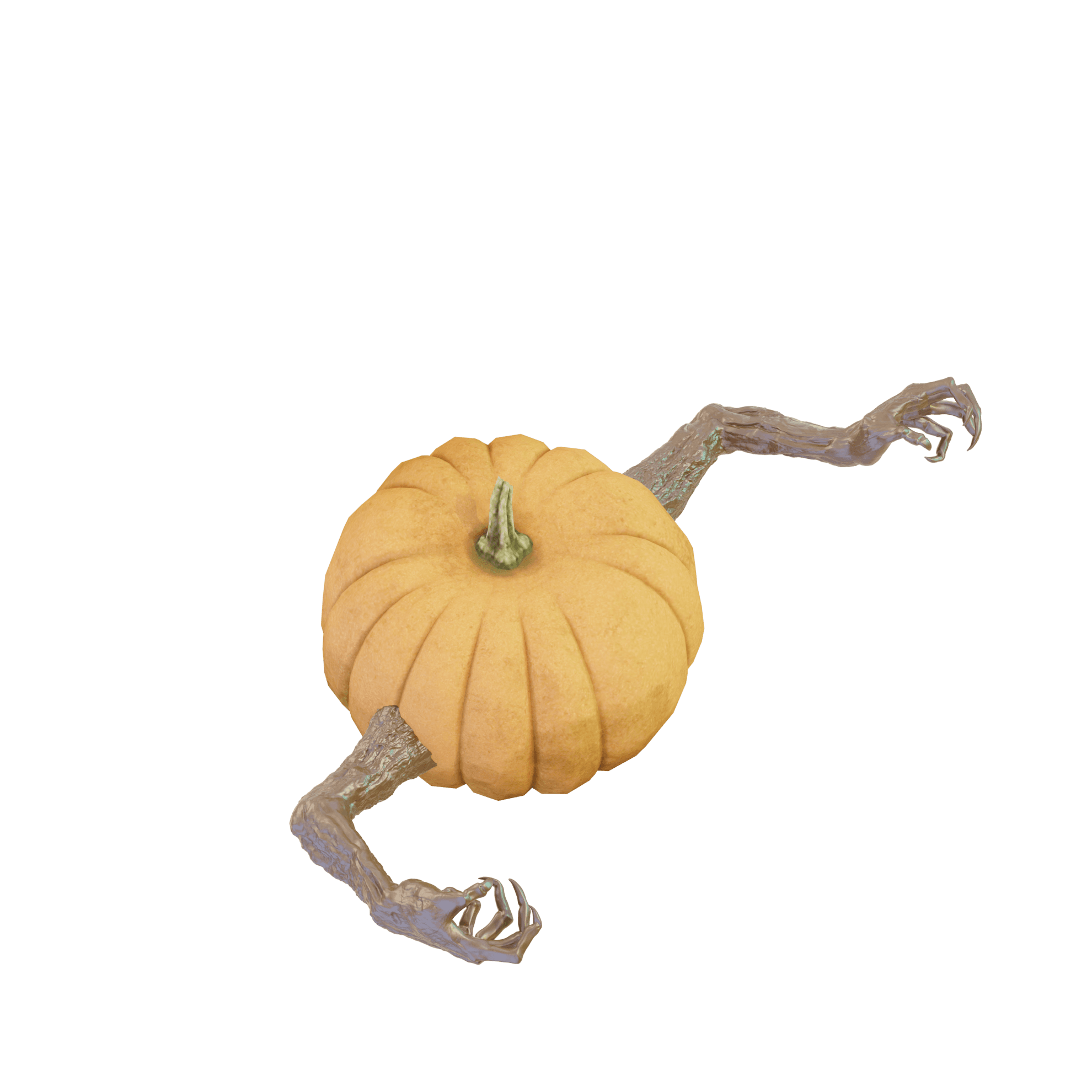 Mr Pumpkin Head Arms 2 3d model