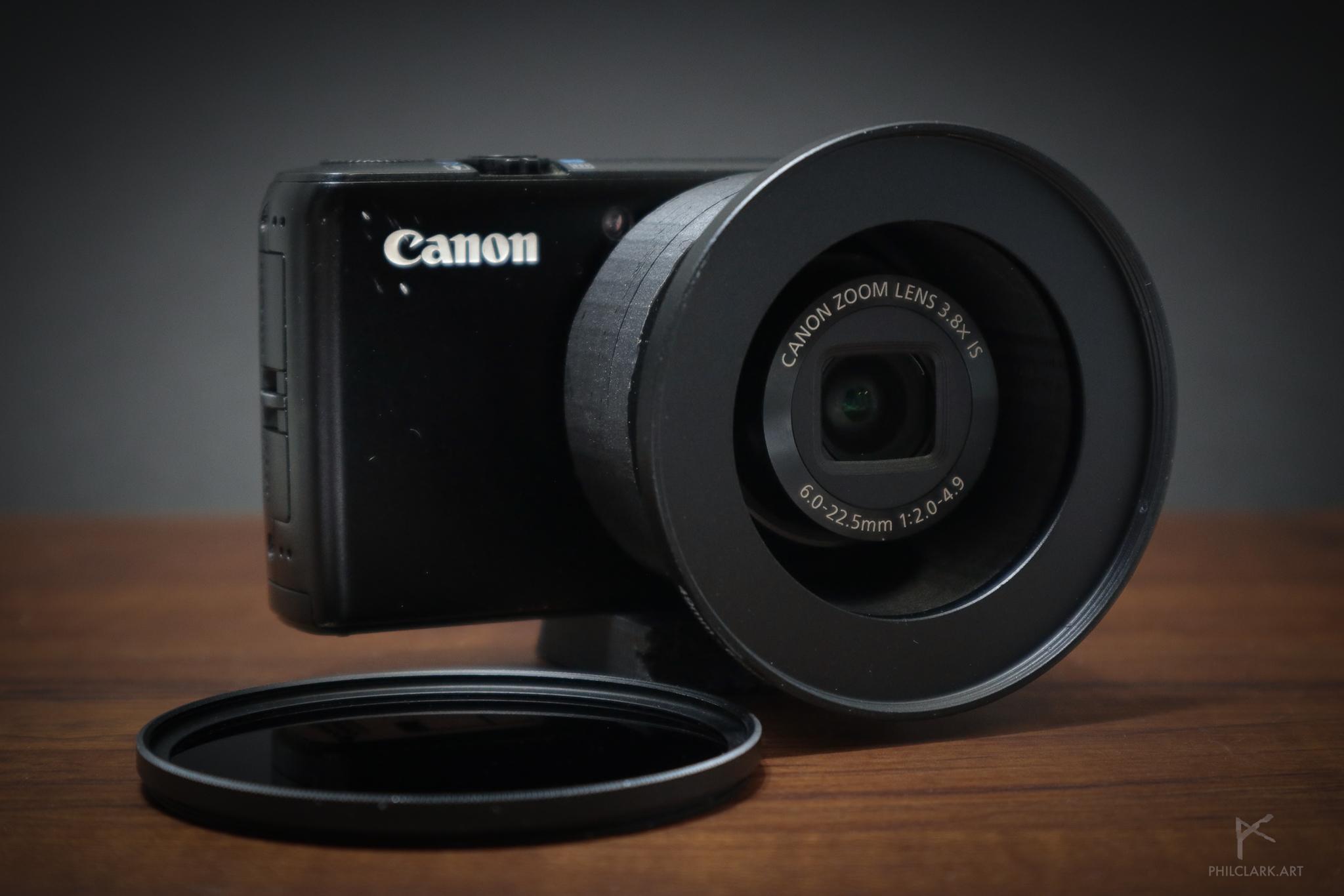Lens Filter Mounting Adapter for Canon PowerShot S90 Digital Camera 3d model