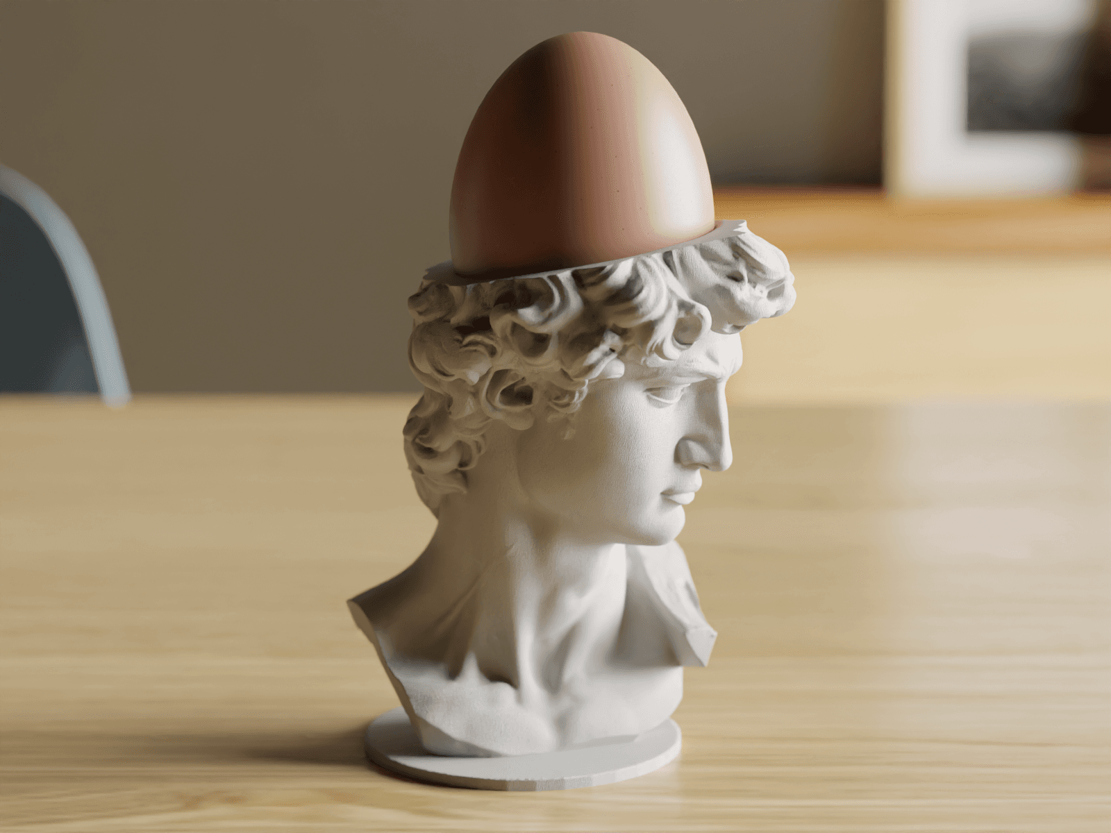 David Egg Cup 3d model