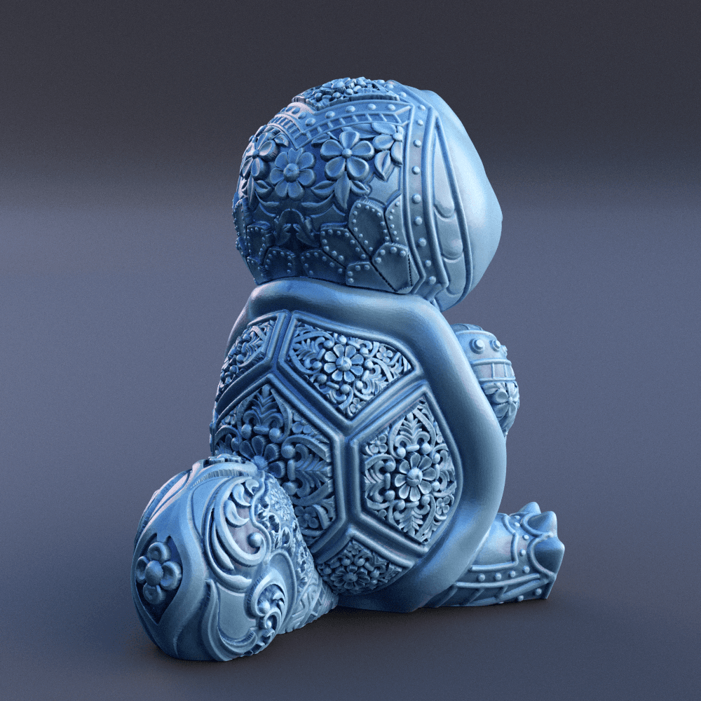 007. Squirtle 3d model