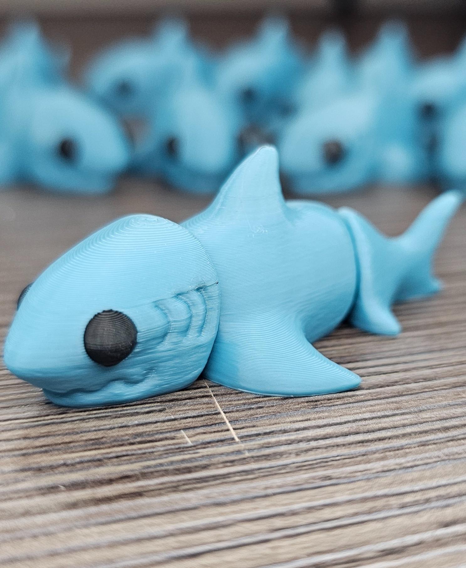 Mini Monster #3 Baby Shark - cute baby shark flexi - 3d model