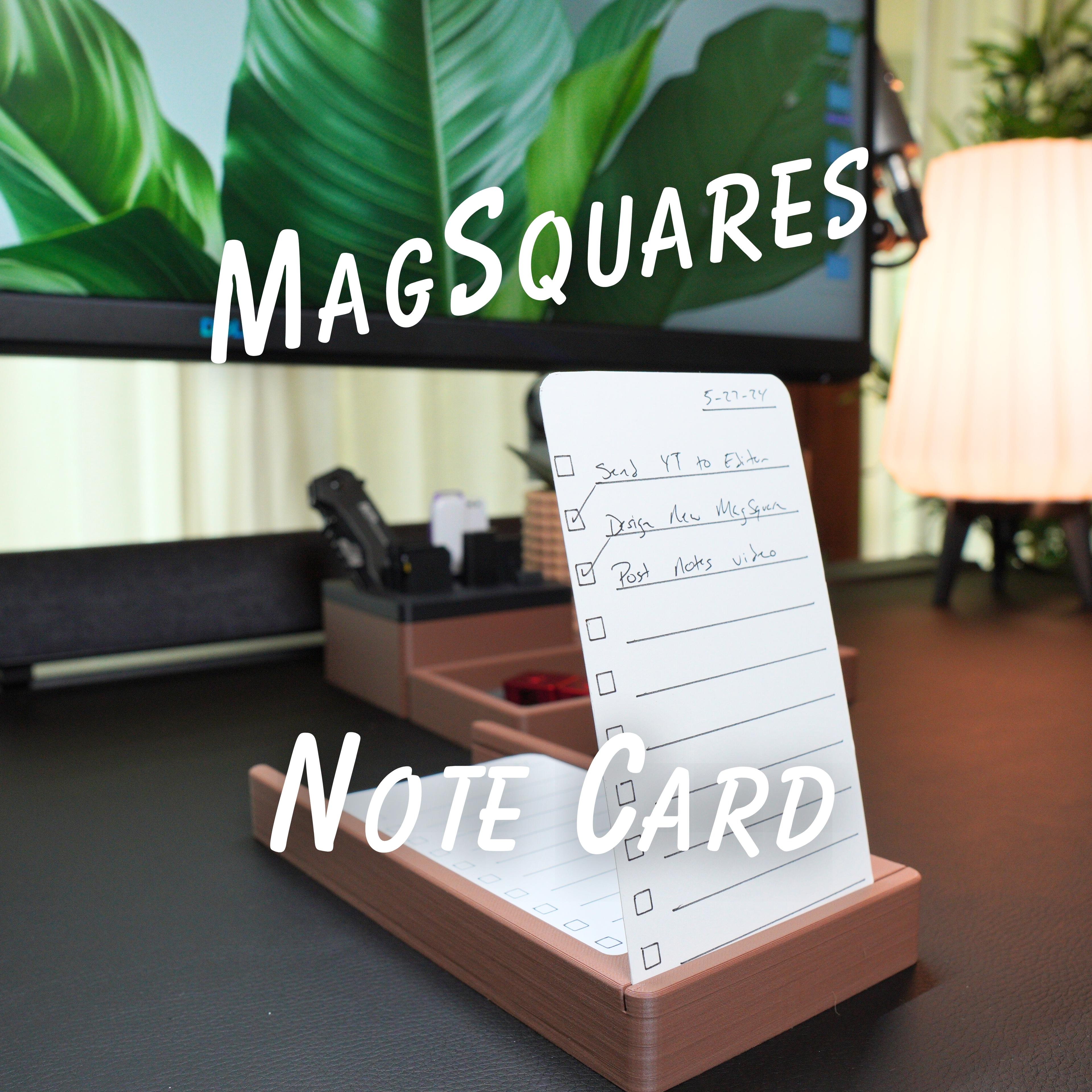 Note Card Square - MagSquares 3d model