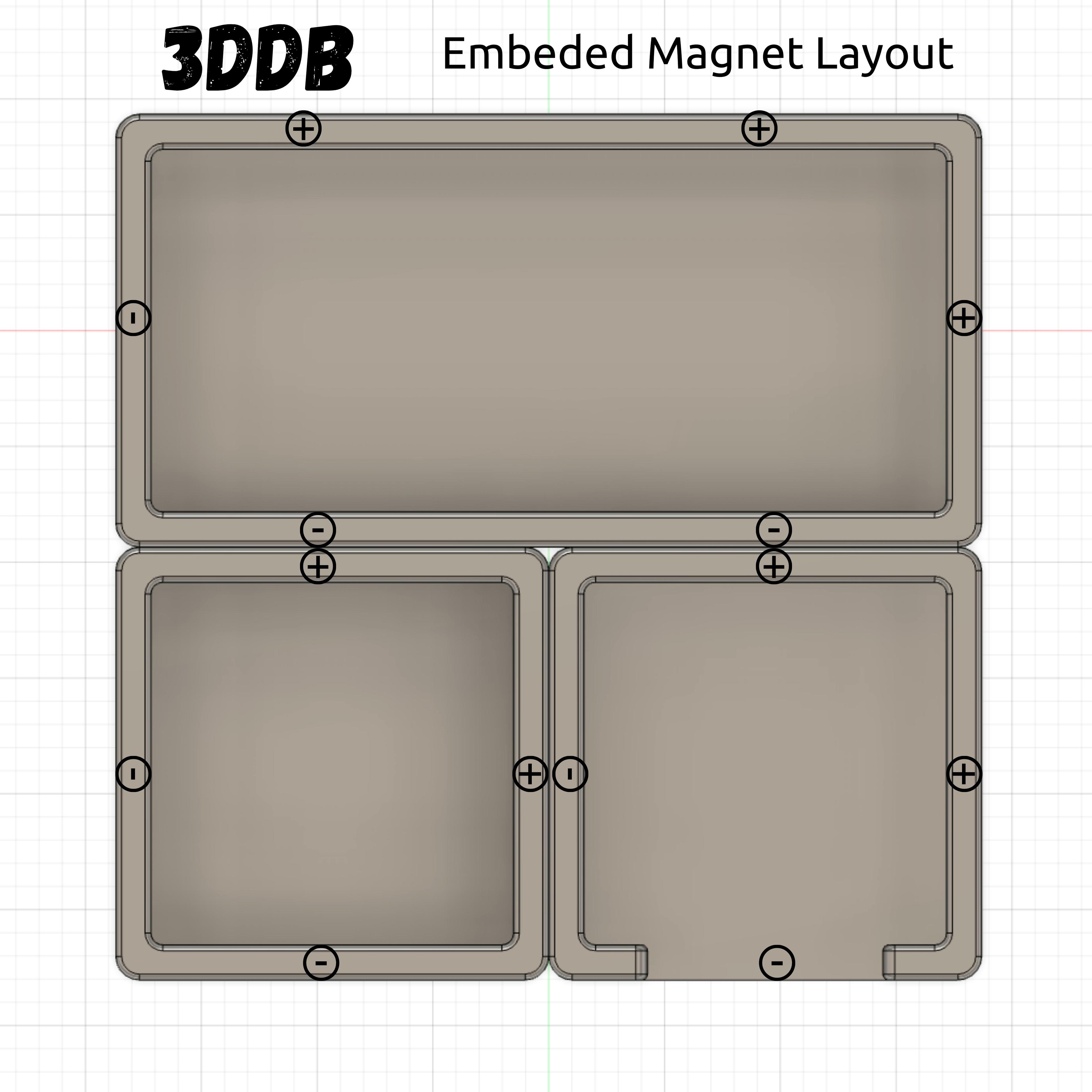 Note Card Square - MagSquares 3d model