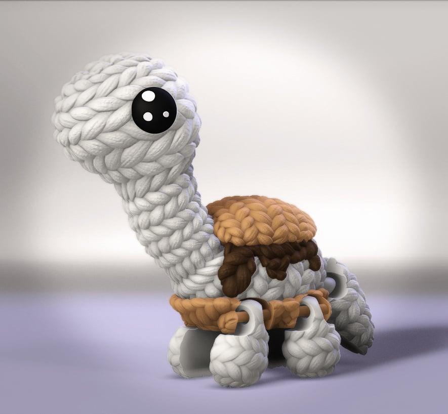 Crochet Bronto Smore'ous 3d model