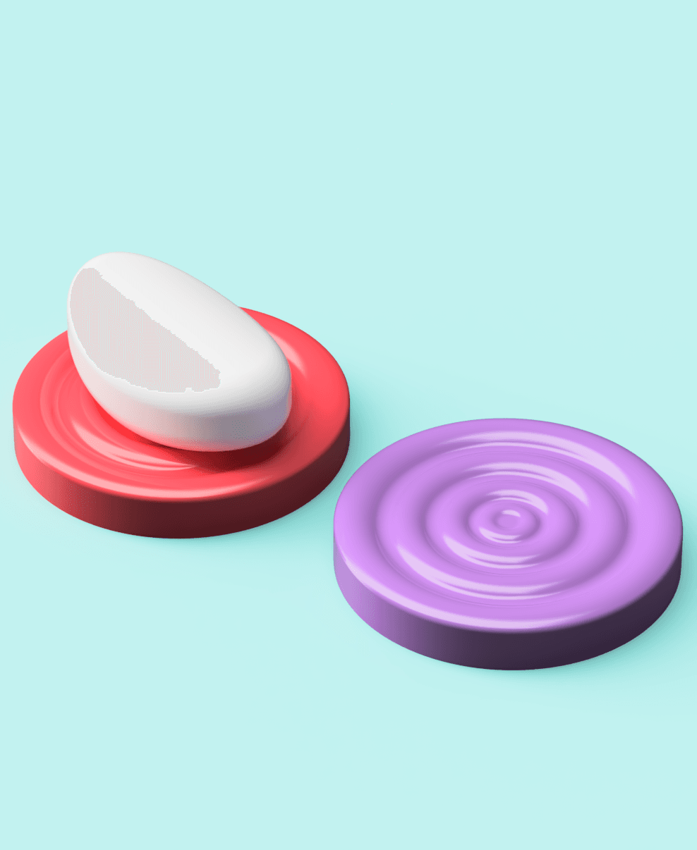 Water Ripple Soap Dish 3d model