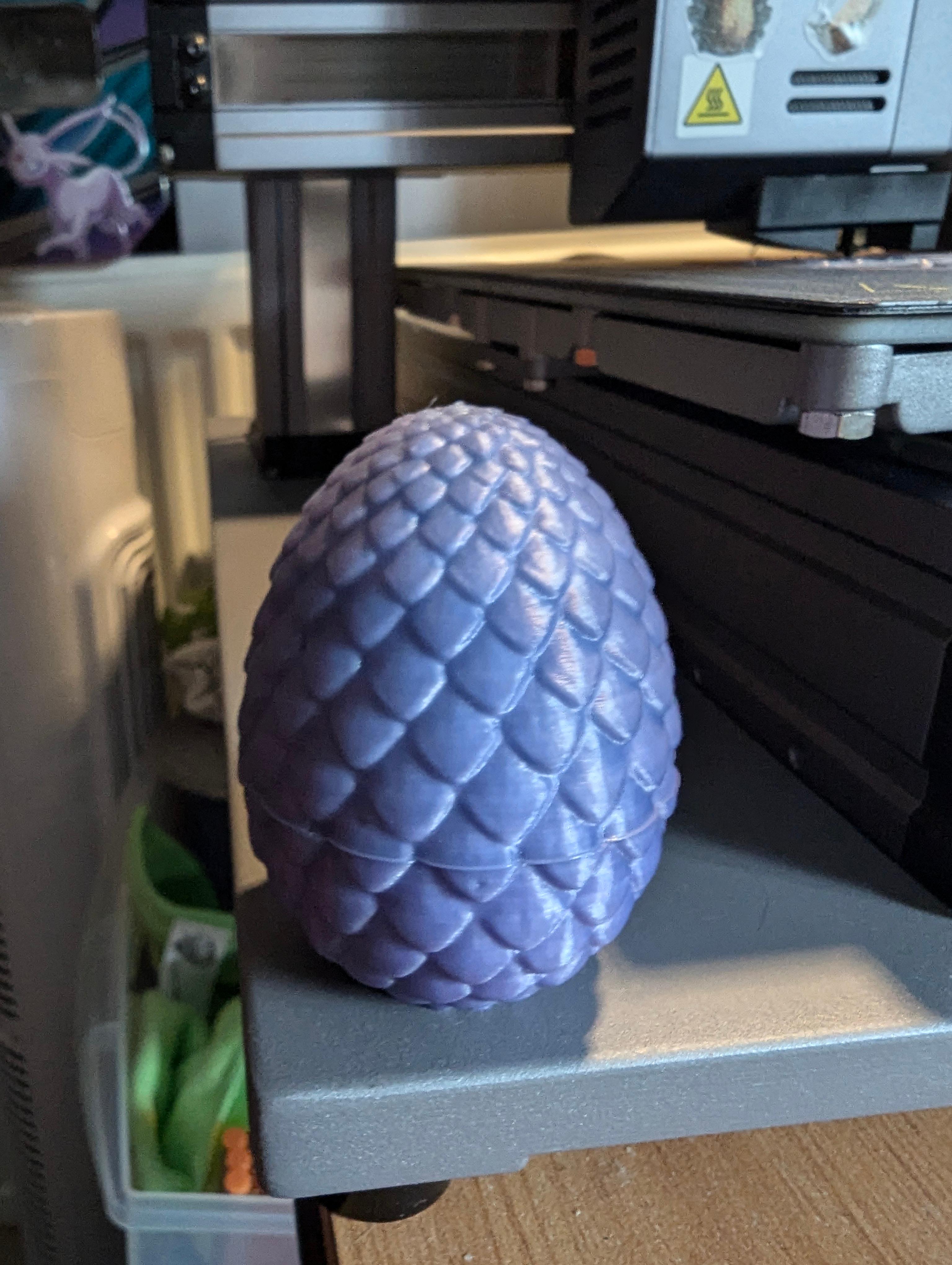 Threaded Dragon Egg, Great for Easter and Gifts - This model came out great gonna start printing bigger ones  - 3d model