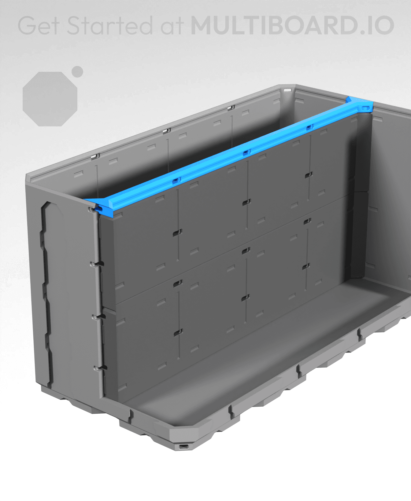 4L - Lid Truss - Top Multibin Divider 3d model