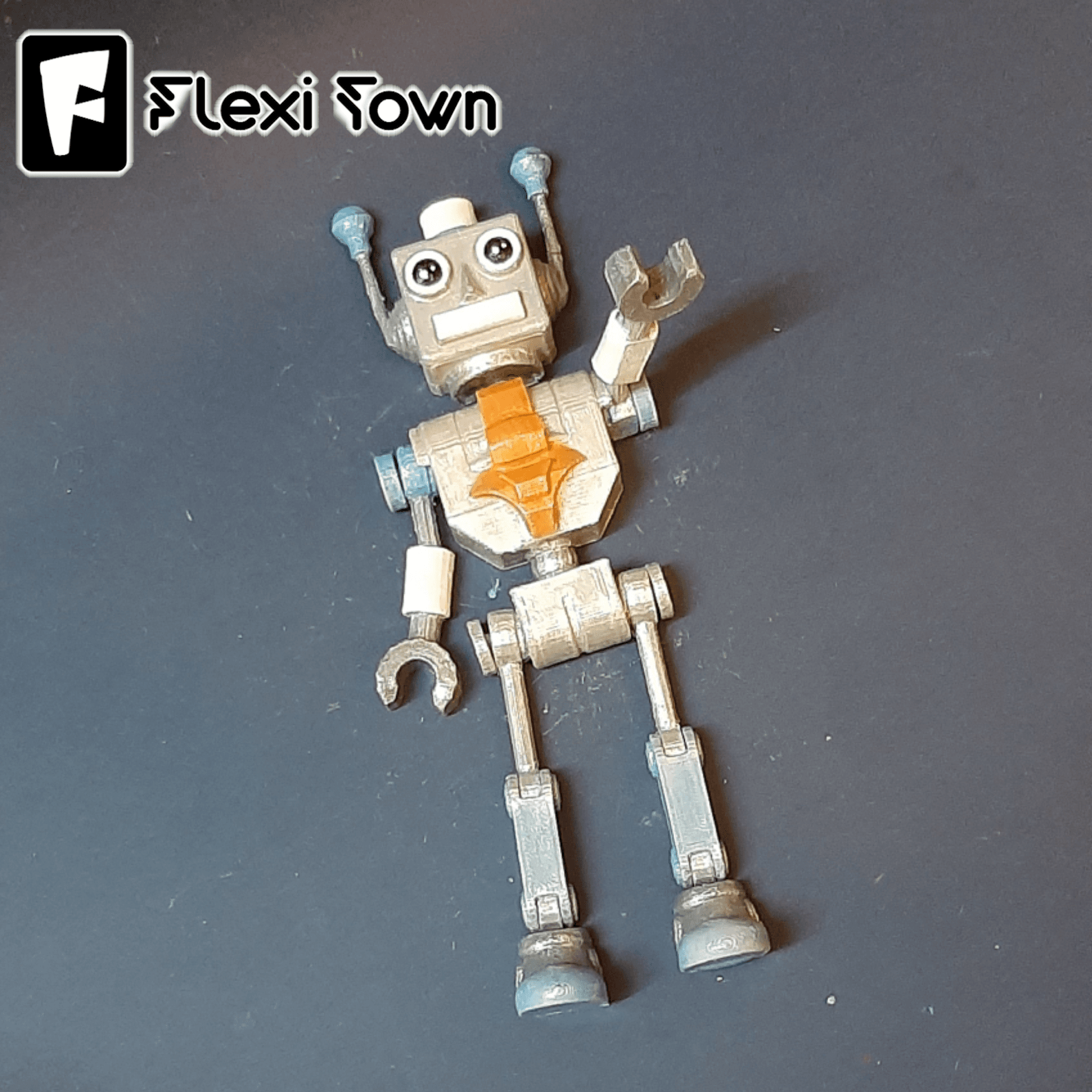 Flexi Print-in-Place Robot 3d model