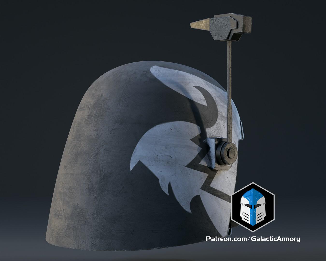 Desert Commander Wolffe Helmet - 3D Print Files 3d model
