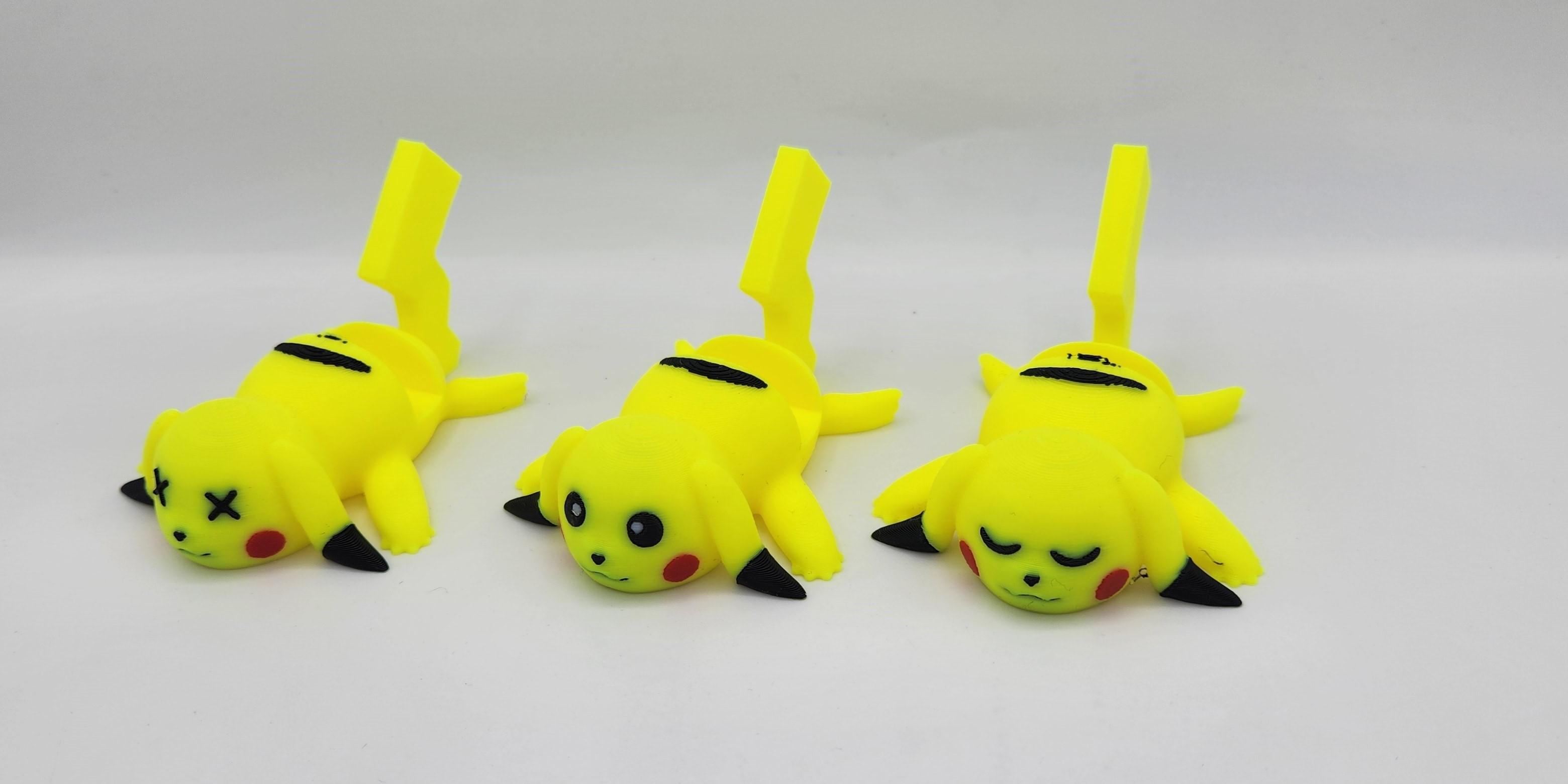 POKEMON - PIKACHU PHONE STANDS 3d model