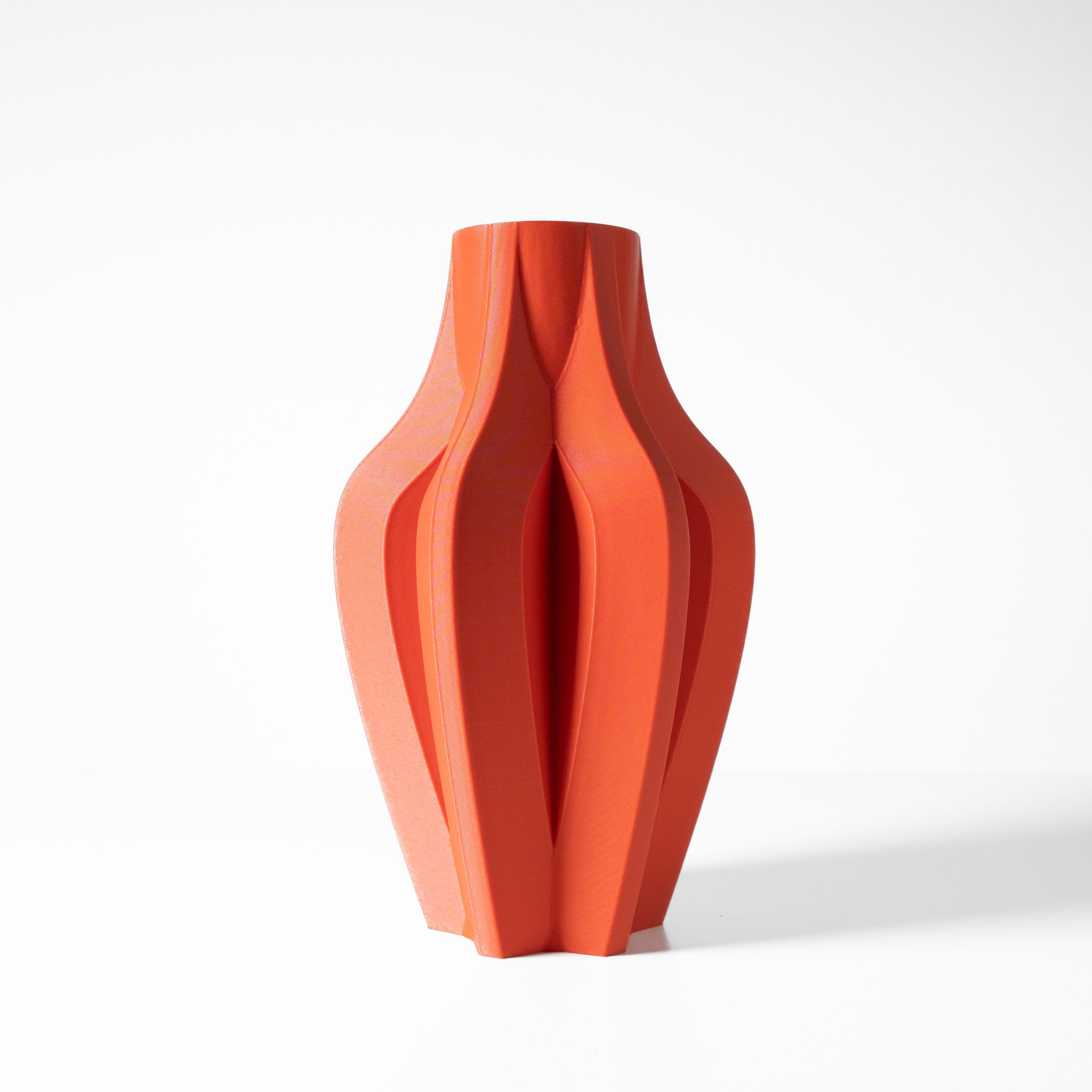 The Kasia Vase, Modern and Unique Home Decor for Dried and Preserved Flower Arrangement  | STL File 3d model