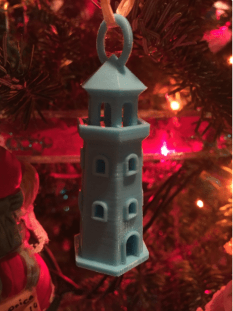 Light House X-mas Ornament  3d model