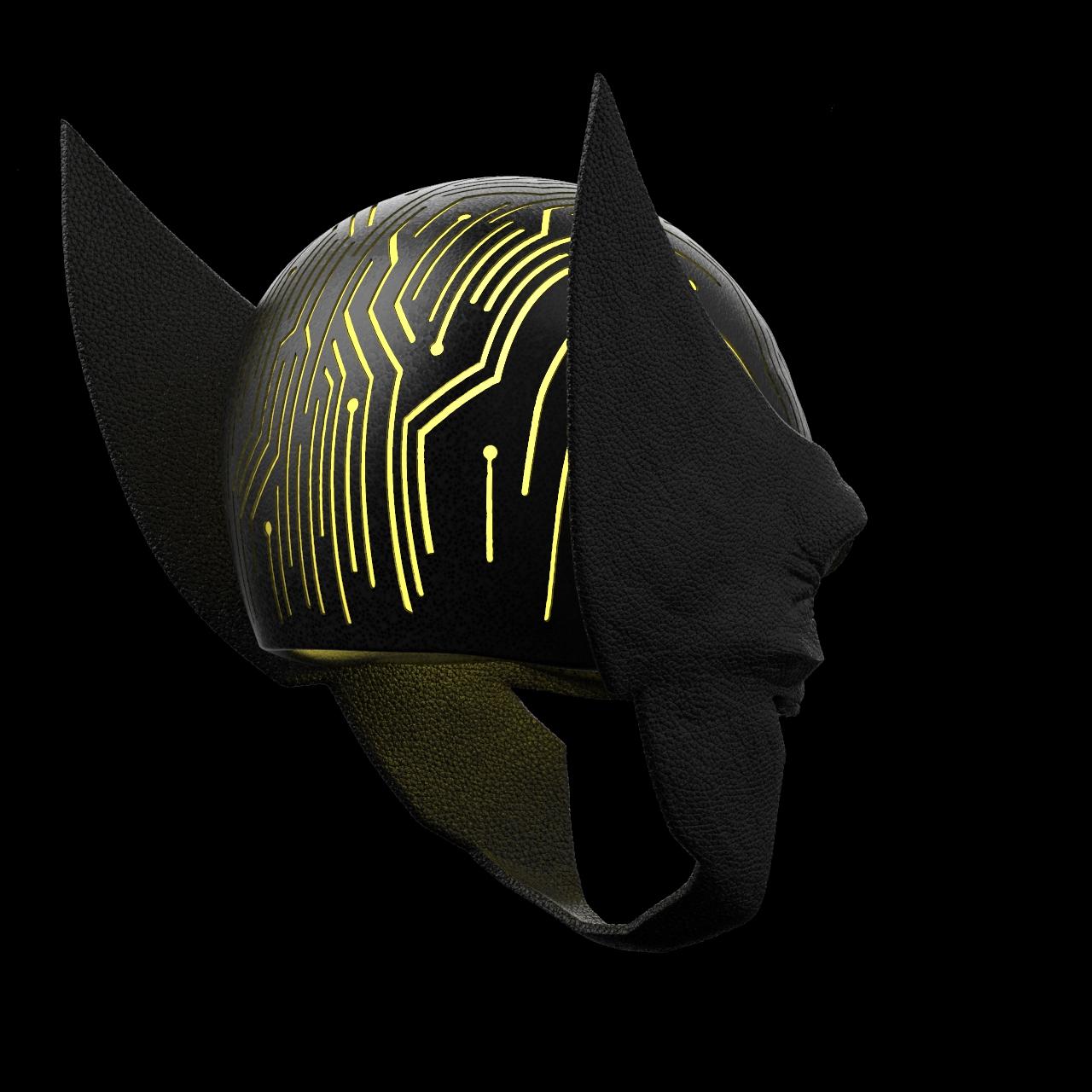 Omega Wolverine Mask STL 3D FILE 3d model