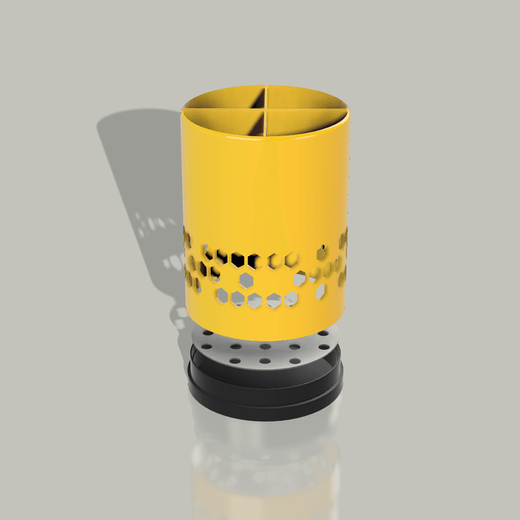 Beehive cutlery drainer 3d model