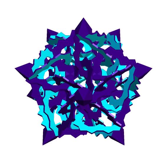 ESCHER STELLATED DODECAHEDRAL POLYKNOT 3 3d model