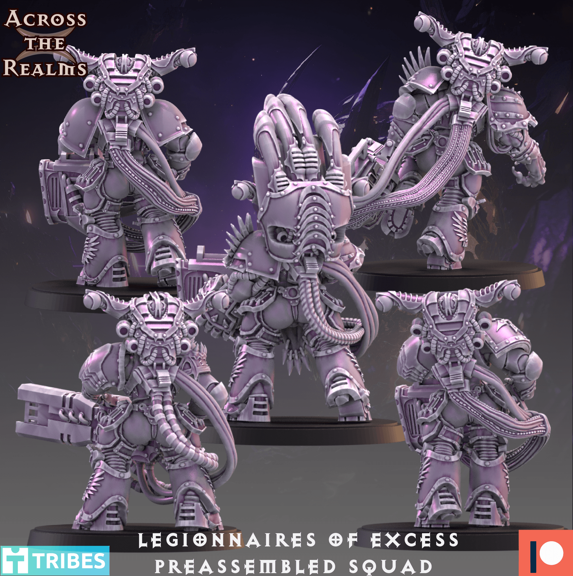Legionnaires of Excess - Preassembled Squad 3d model
